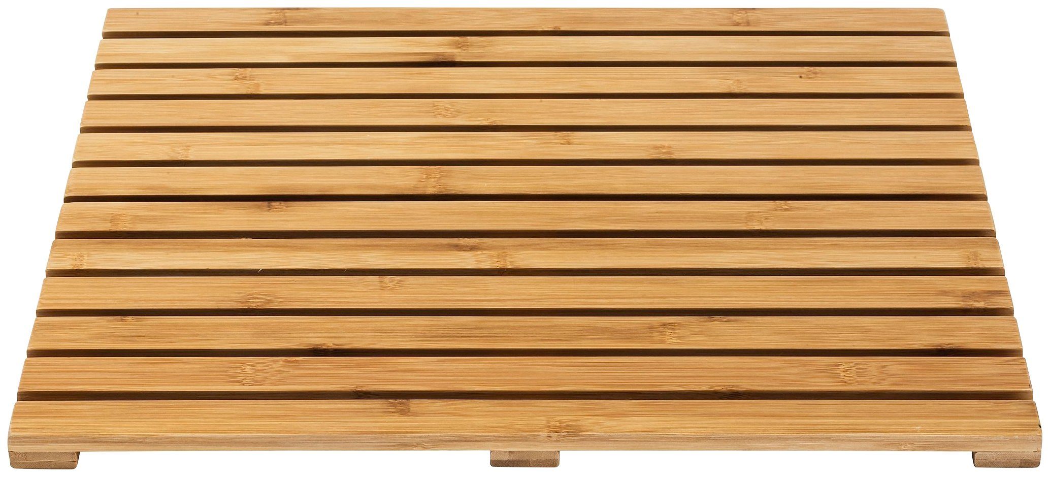 Saunabodenrost WENKO, Höhe 23 mm, Bambus, quadratisch, Bambus, 50 x 50 cm