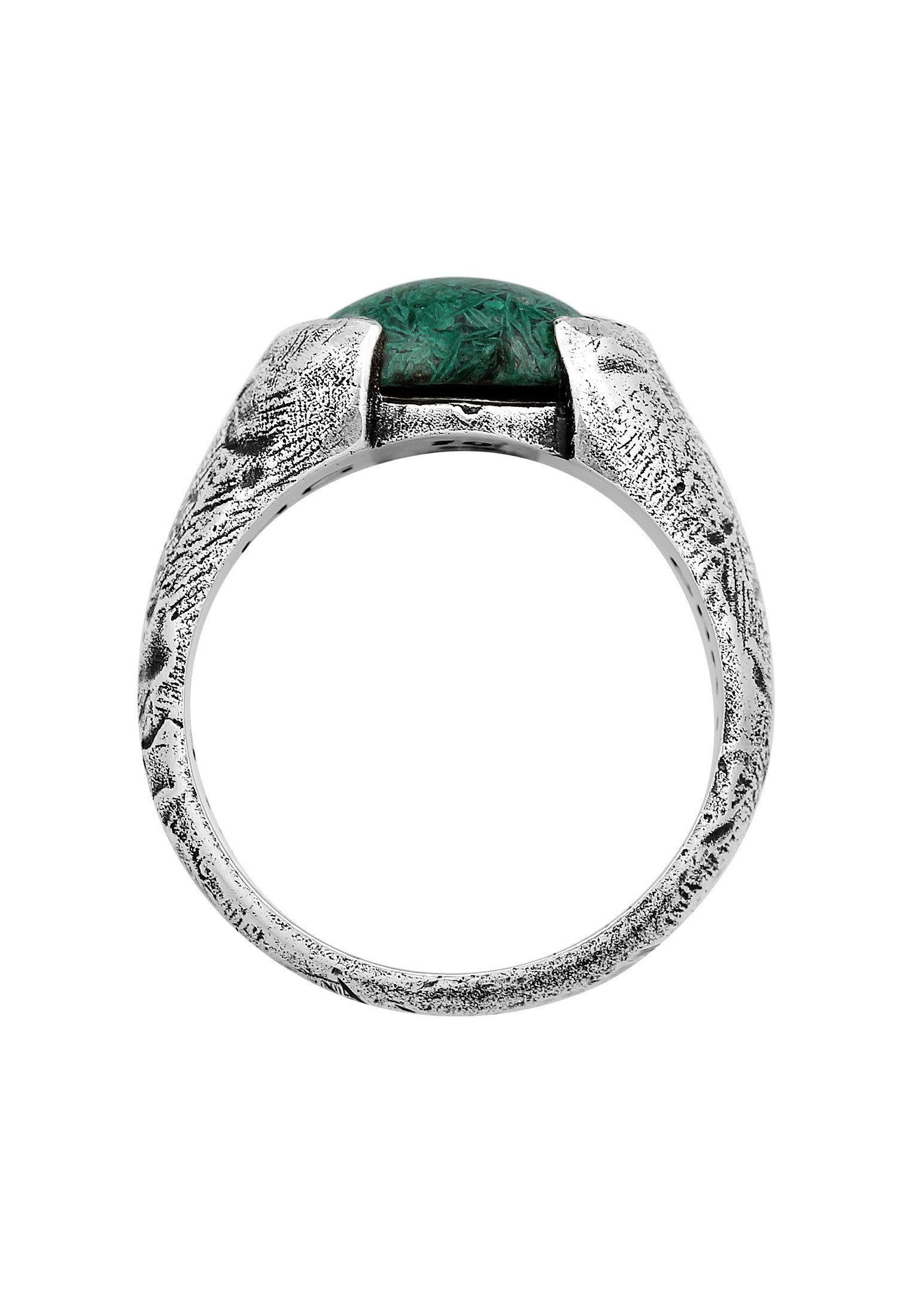 HAZE & GLORY Fingerring Herren Liberty - Afrikanischer Türkis 925 Silber