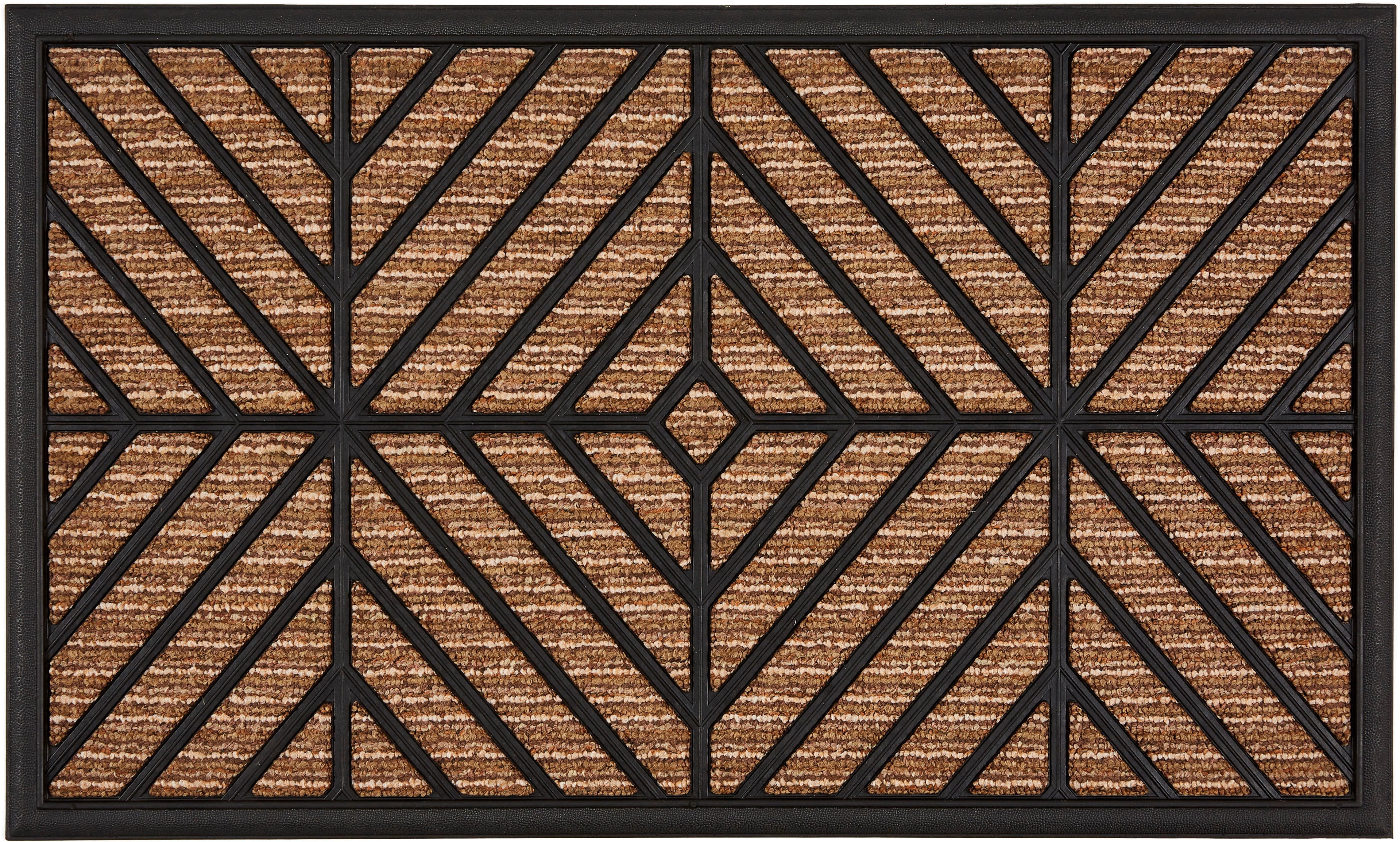 ASTRA Fußmatte Border Graphic, rechteckig, Höhe: 8 mm, Türmatte, Schmutzfangmatte, rutschfest, In und Outdoor