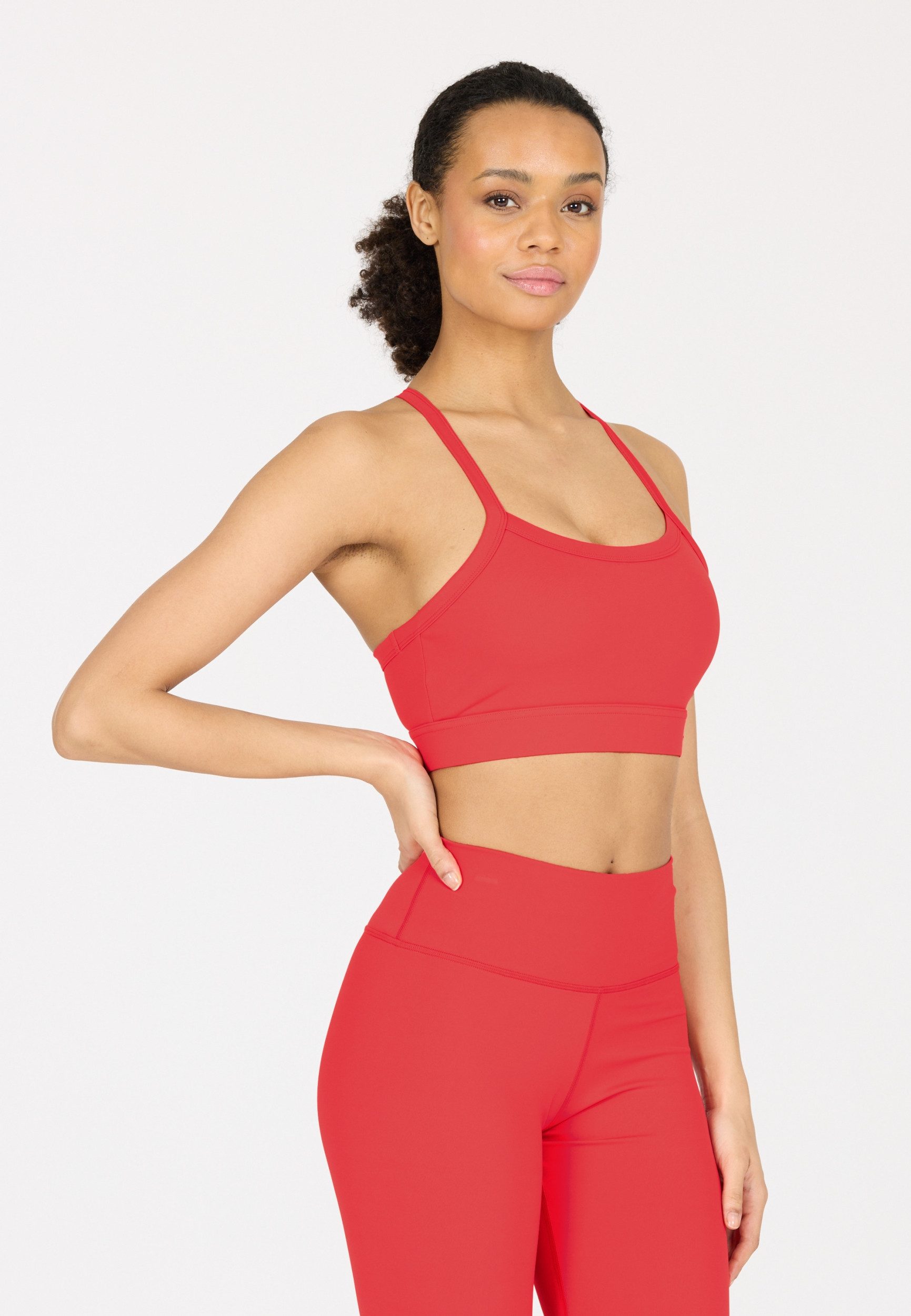 ATHLECIA Sport-BH Bloom V2 W Sports Bra Teaberry