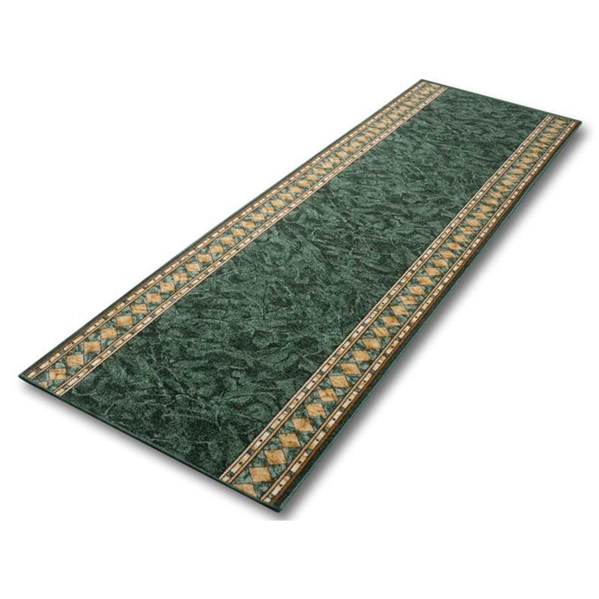 Läufer Rügen, Teppichläufer erhältlich in vielen Farben & Größen, Floordirekt, Höhe: 5 mm Grün