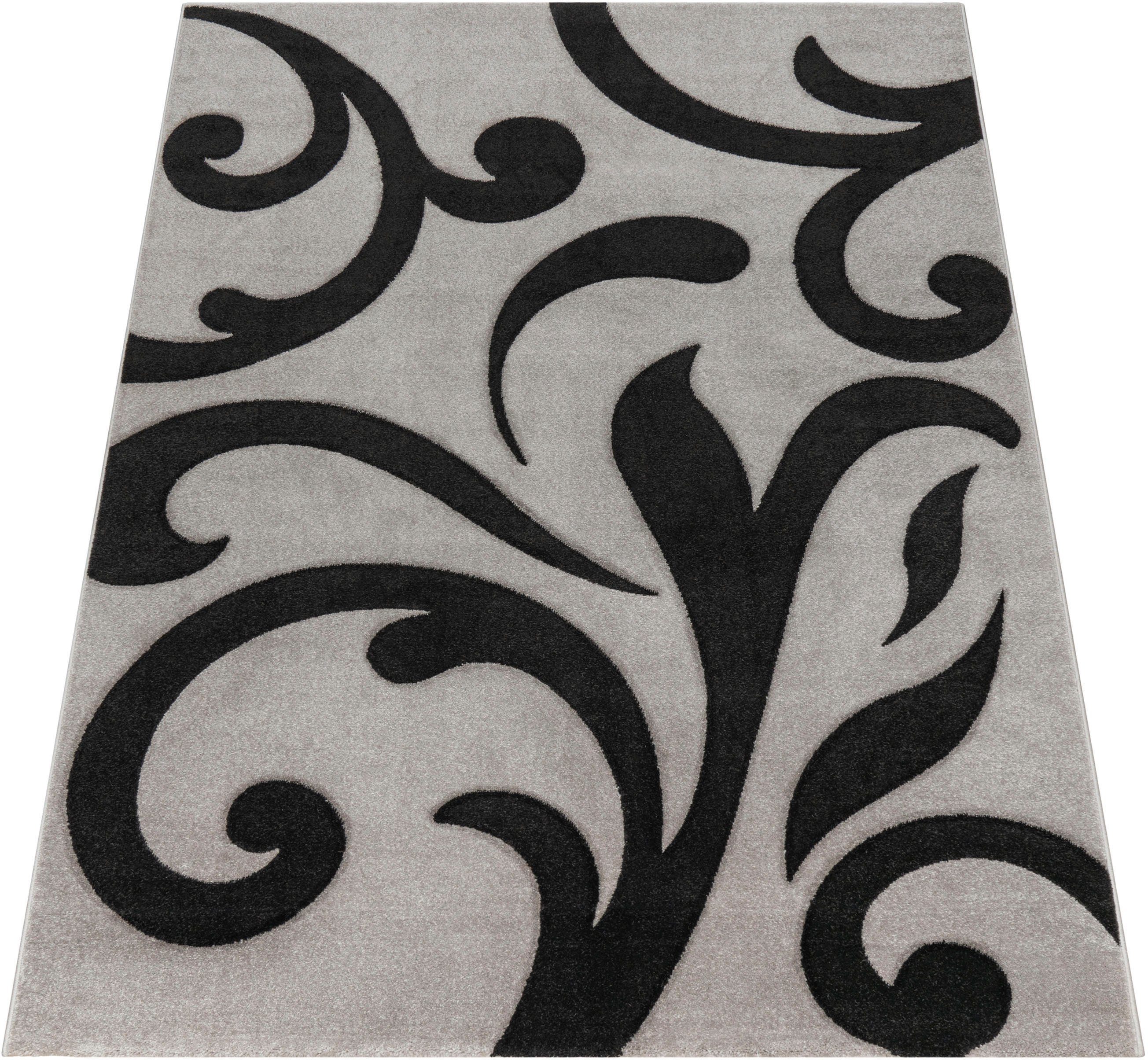 Paco Home Teppich Diamond 761, rechteckig, Höhe: 18 mm, Kurzflor, gewebt, 3 günstig online kaufen