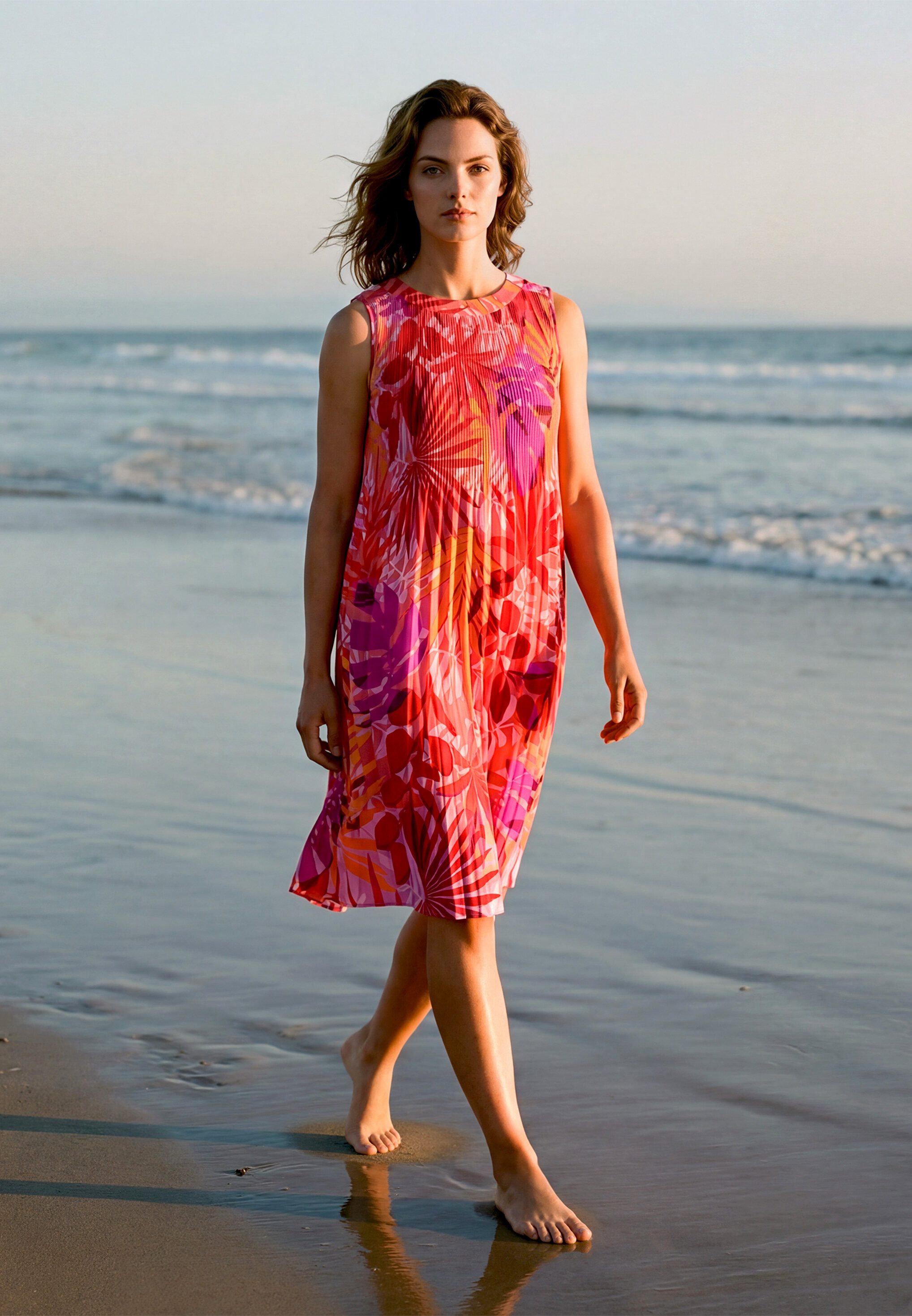 Betty Barclay Plisseekleid Damen ohne Arm
