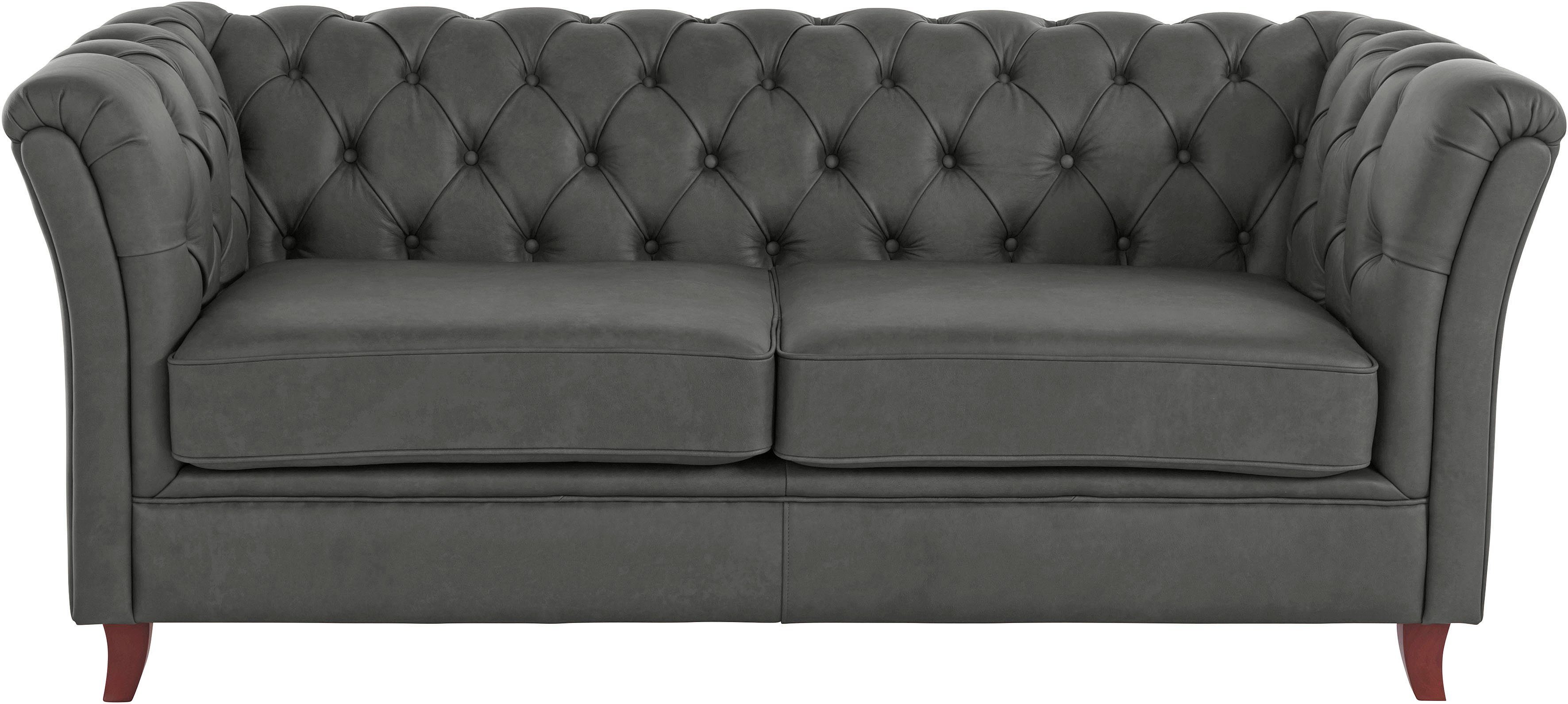 Home affaire Chesterfield-Sofa Reims, mit echter Chesterfield-Knopfheftung, hochwertige Verarbeitung