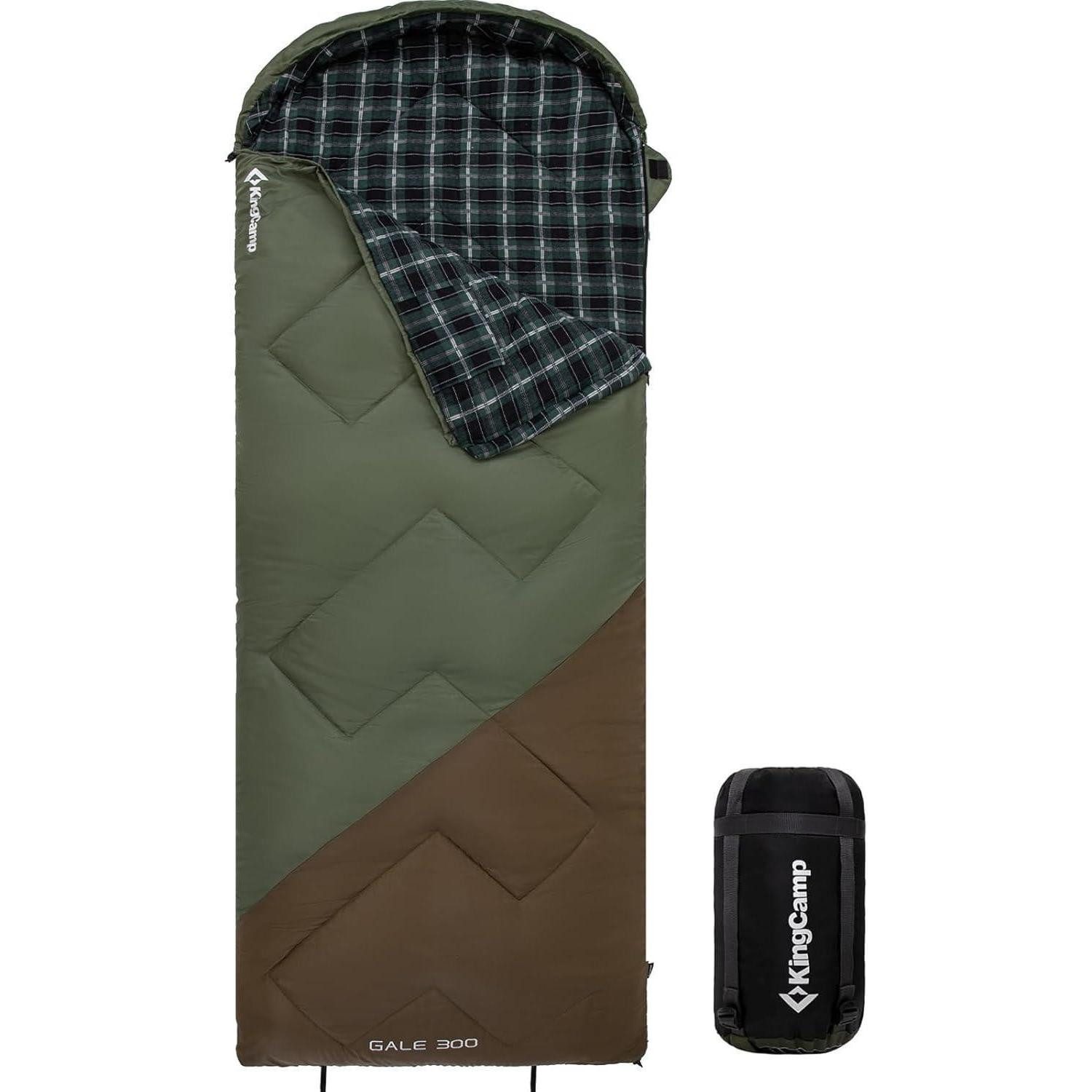 LuxusKollektion Deckenschlafsack Schlafsack Outdoor Warmer Deckenschlafsack Camping 300g/400g Füllung