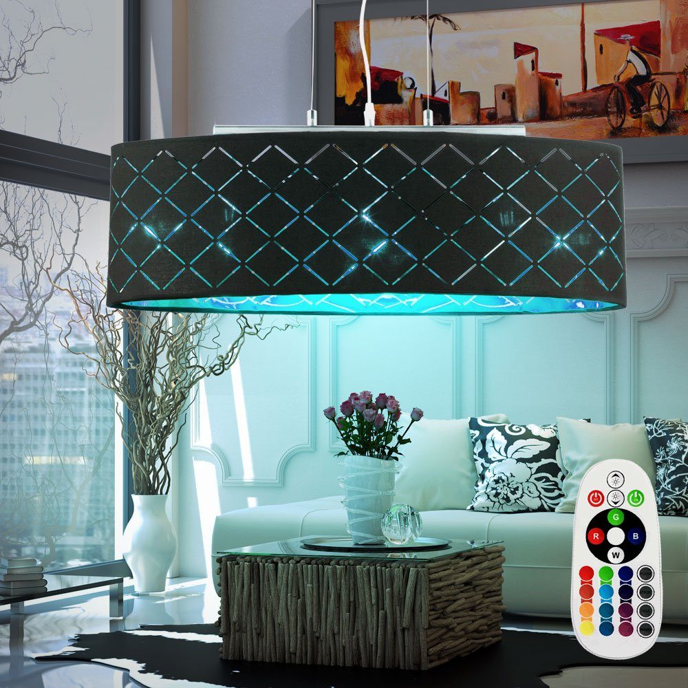 orientalisch Esstischlampe inklusive, Leuchtmittel etc-shop Hängelampe LED RGB Pendelleuchte, Farbwechsel, Warmweiß, LED