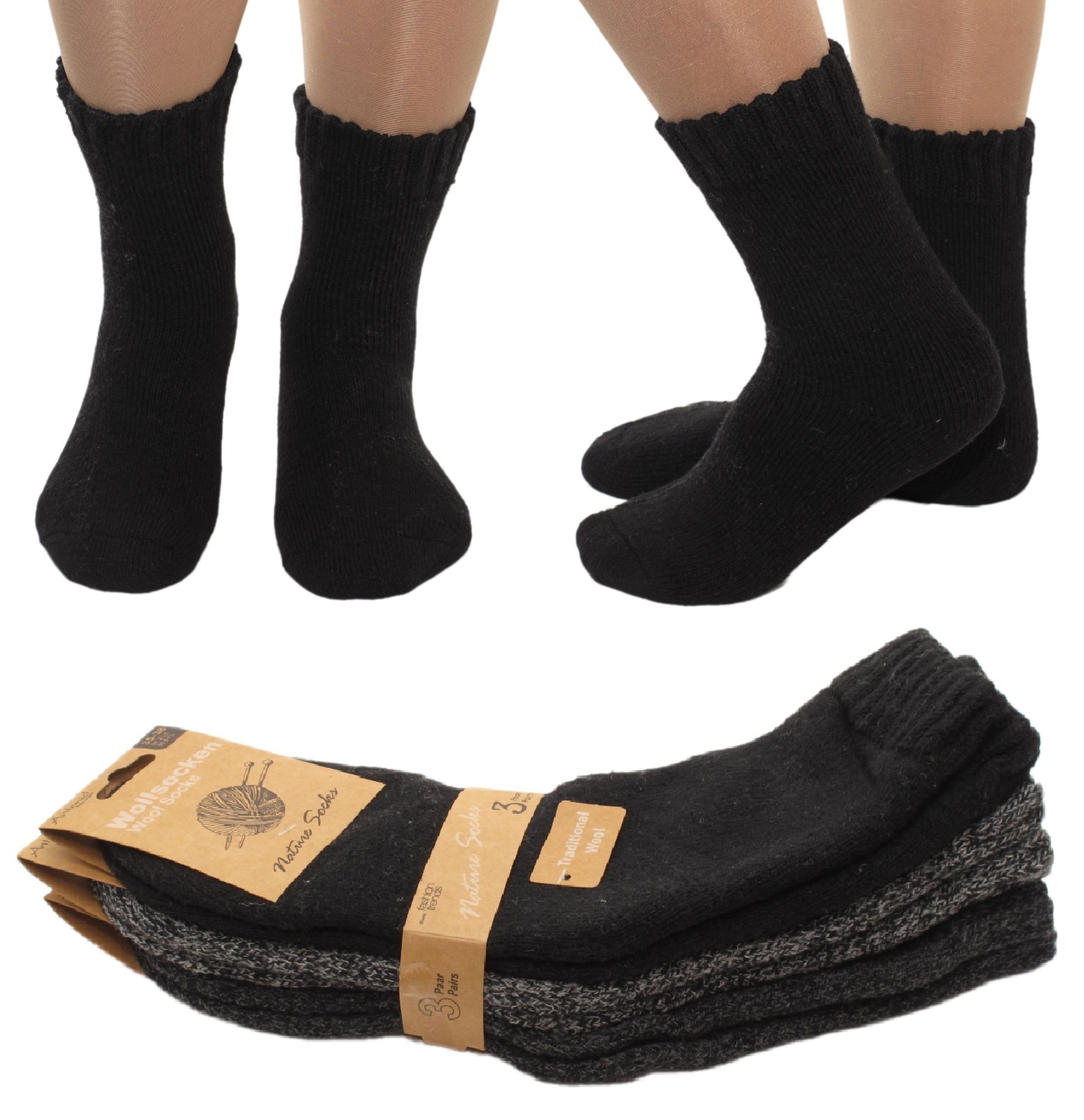 Antonio Socken 3 Paar Wollsocken Socken günstig online kaufen
