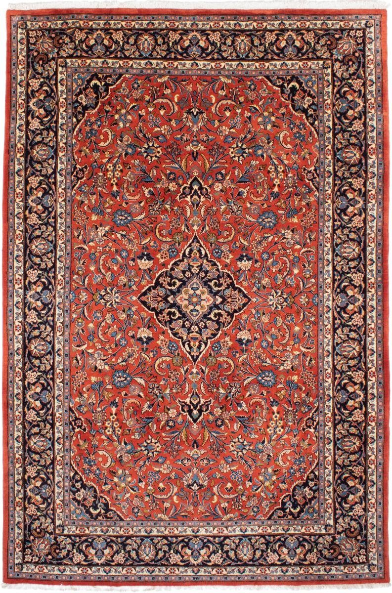 Orientteppich Isfahan 200x299 Handgeknüpfter Orientteppich / Perserteppich, Nain Trading, rechteckig, Höhe: 8 mm