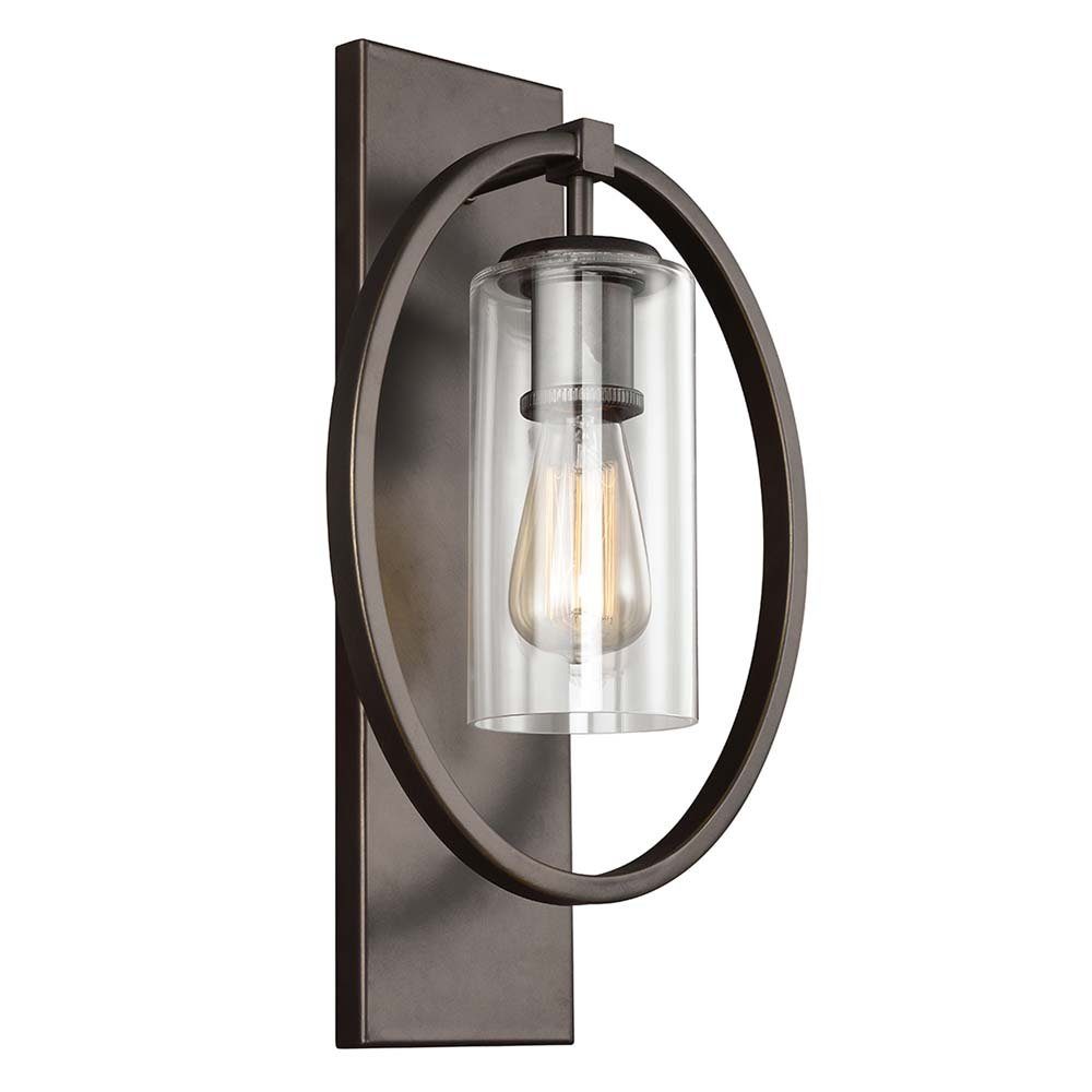 Elstead LIGHTING Wandleuchte, Leuchtmittel nicht inklusive, Wandlampe Leuchte Vintage Flurleuchte antik bronze E27