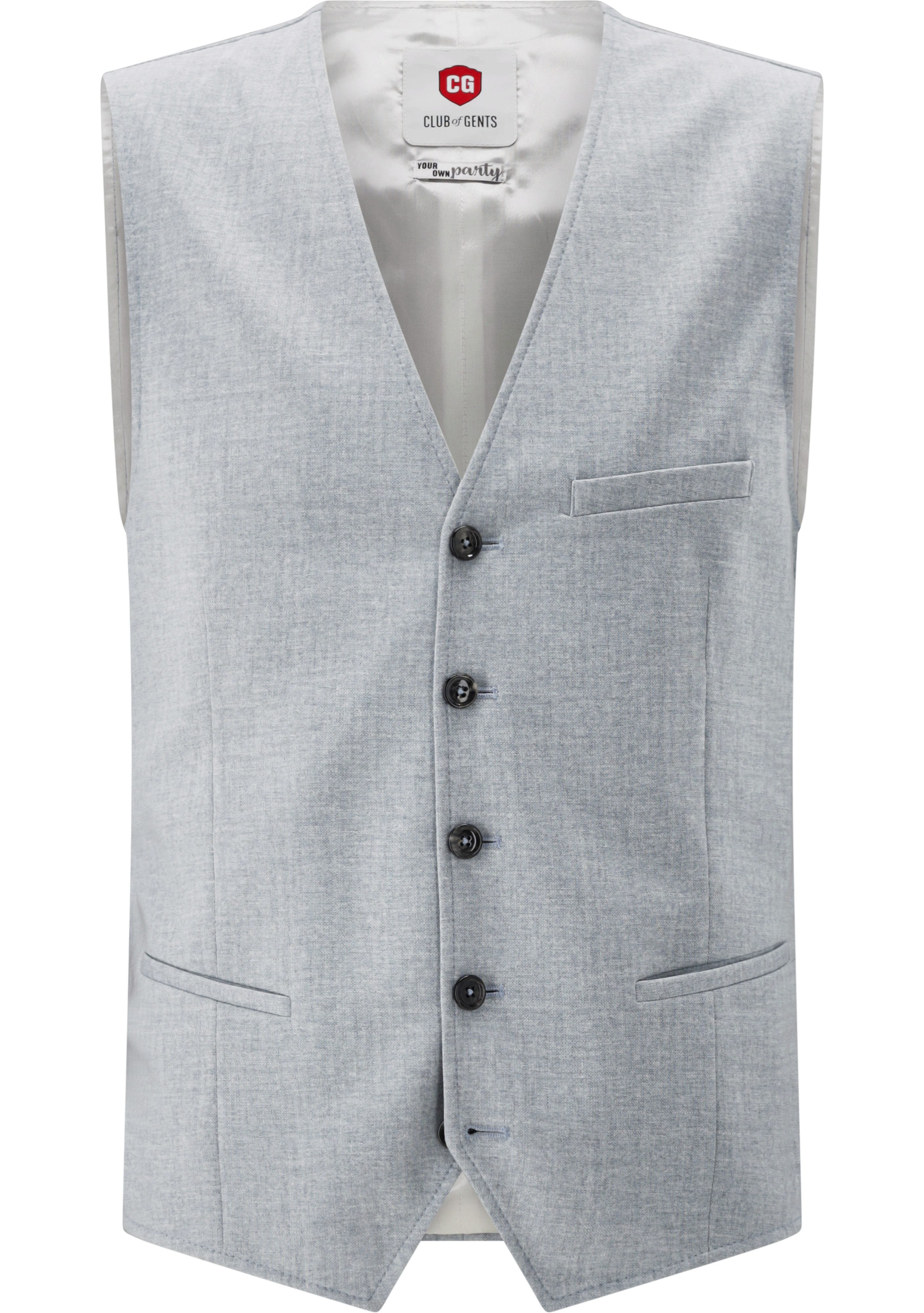 CG Club of Gents Anzugweste CG Plum-J