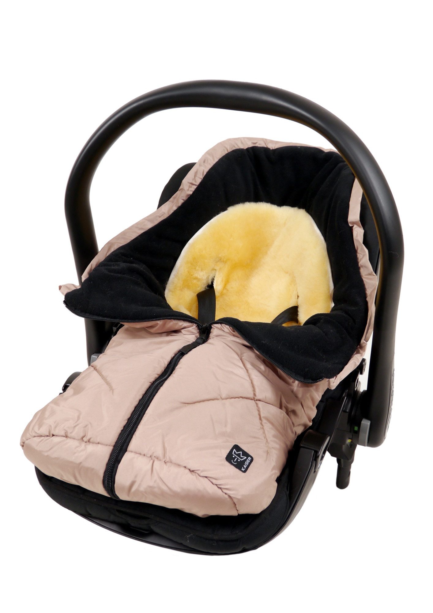 Kaiser Fußsack Little Sheepy mit Lammfelleinlage Babyschalenfußsack