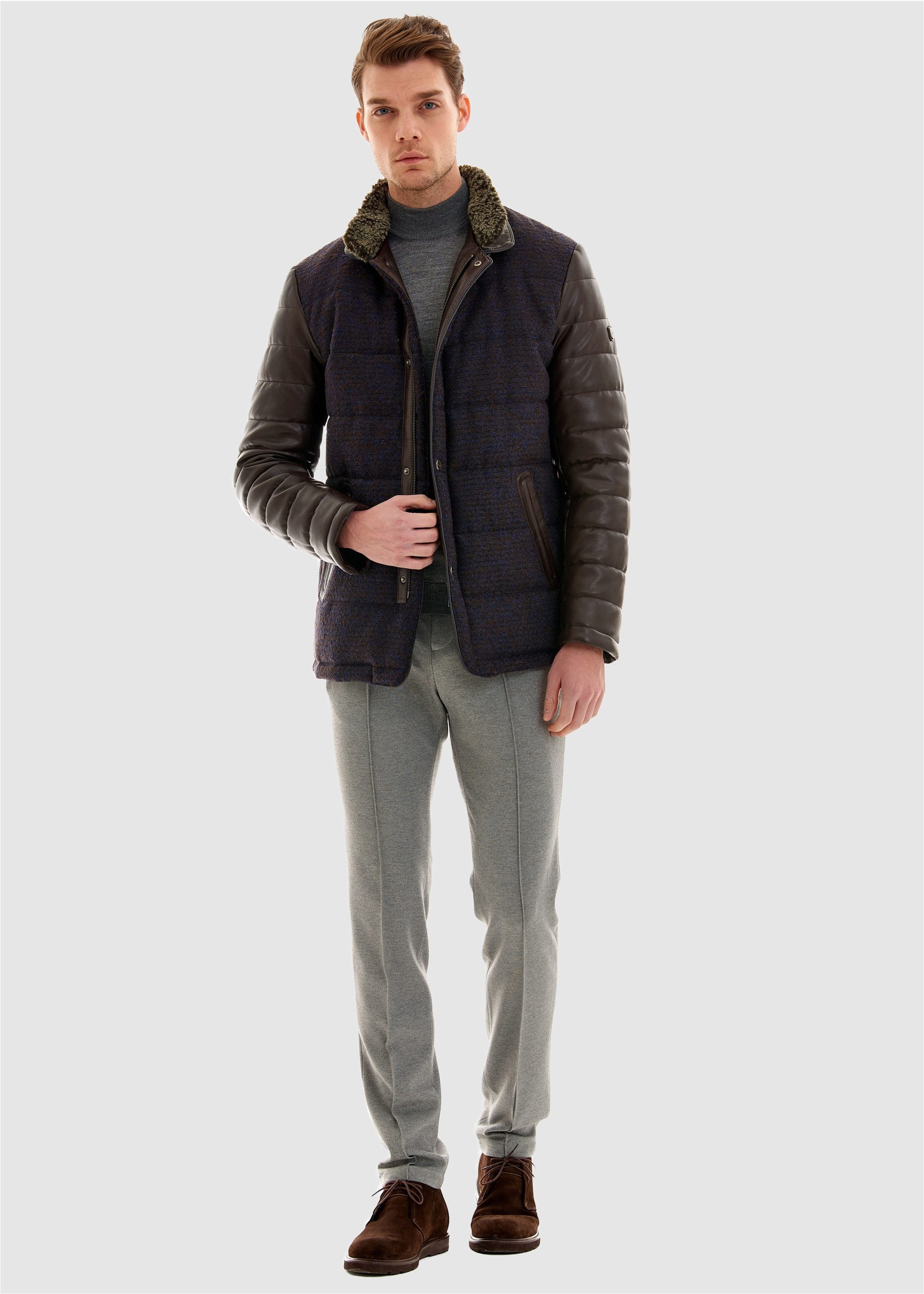 Lederimitatjacke