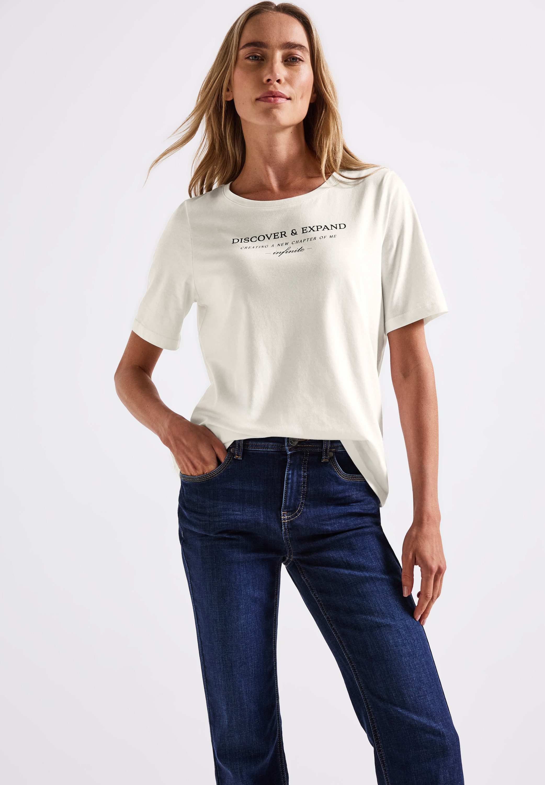 STREET ONE T-Shirt, im soften Baumwoll-Mix günstig online kaufen