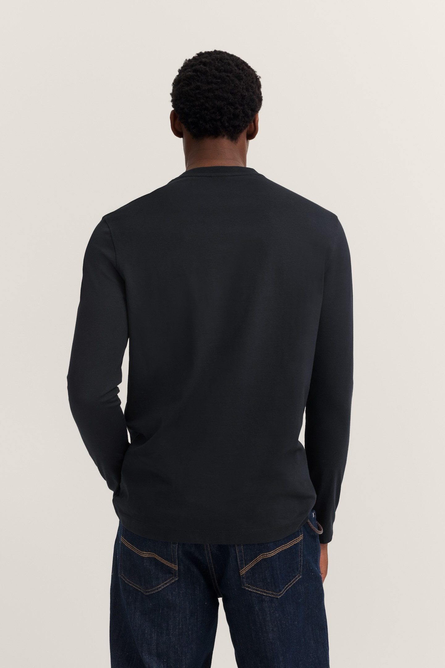 bugatti Longsweatshirt Rundhals im Modern Fit günstig online kaufen
