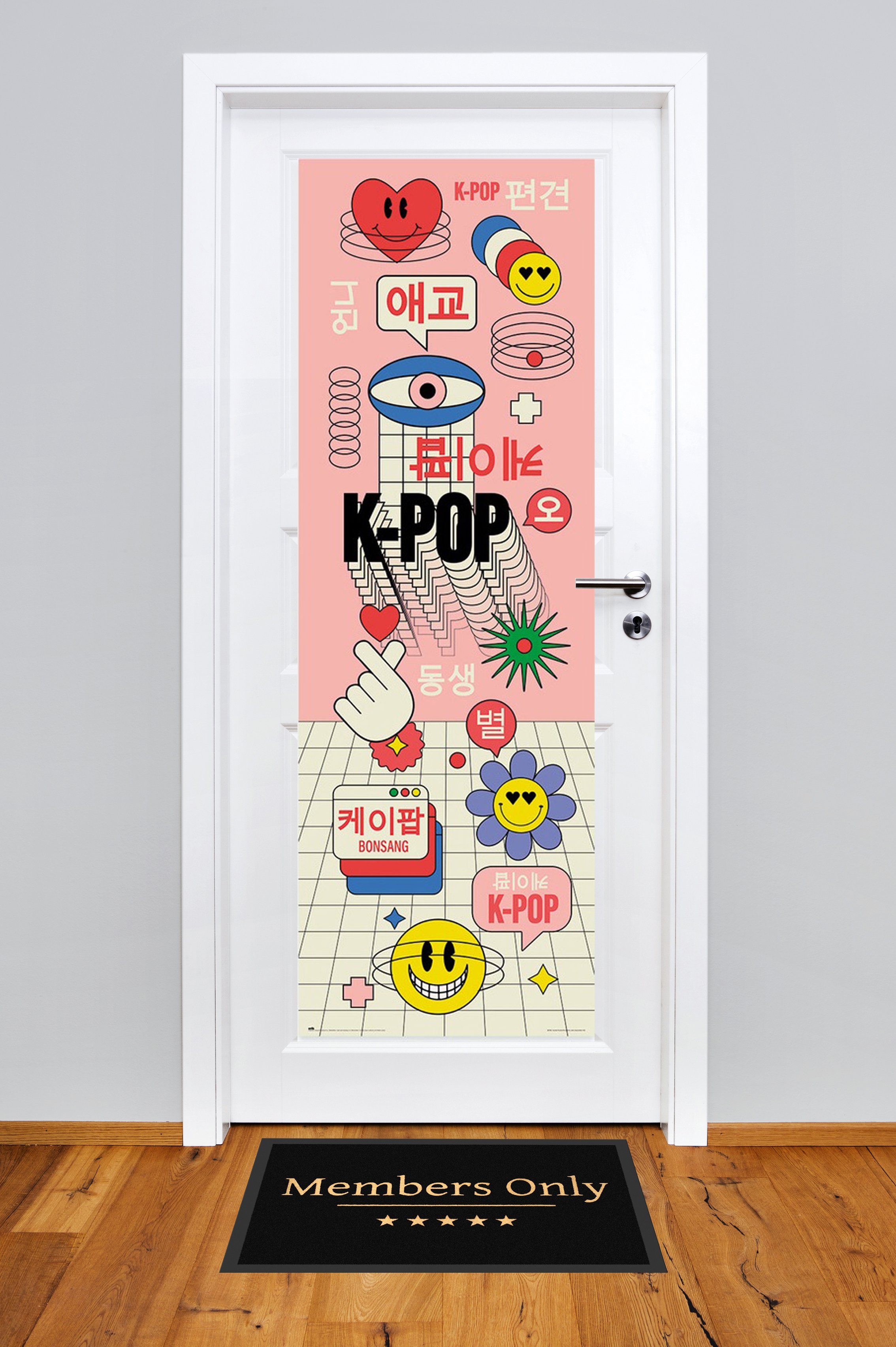Poster K-Pop - Türposter - Emoji