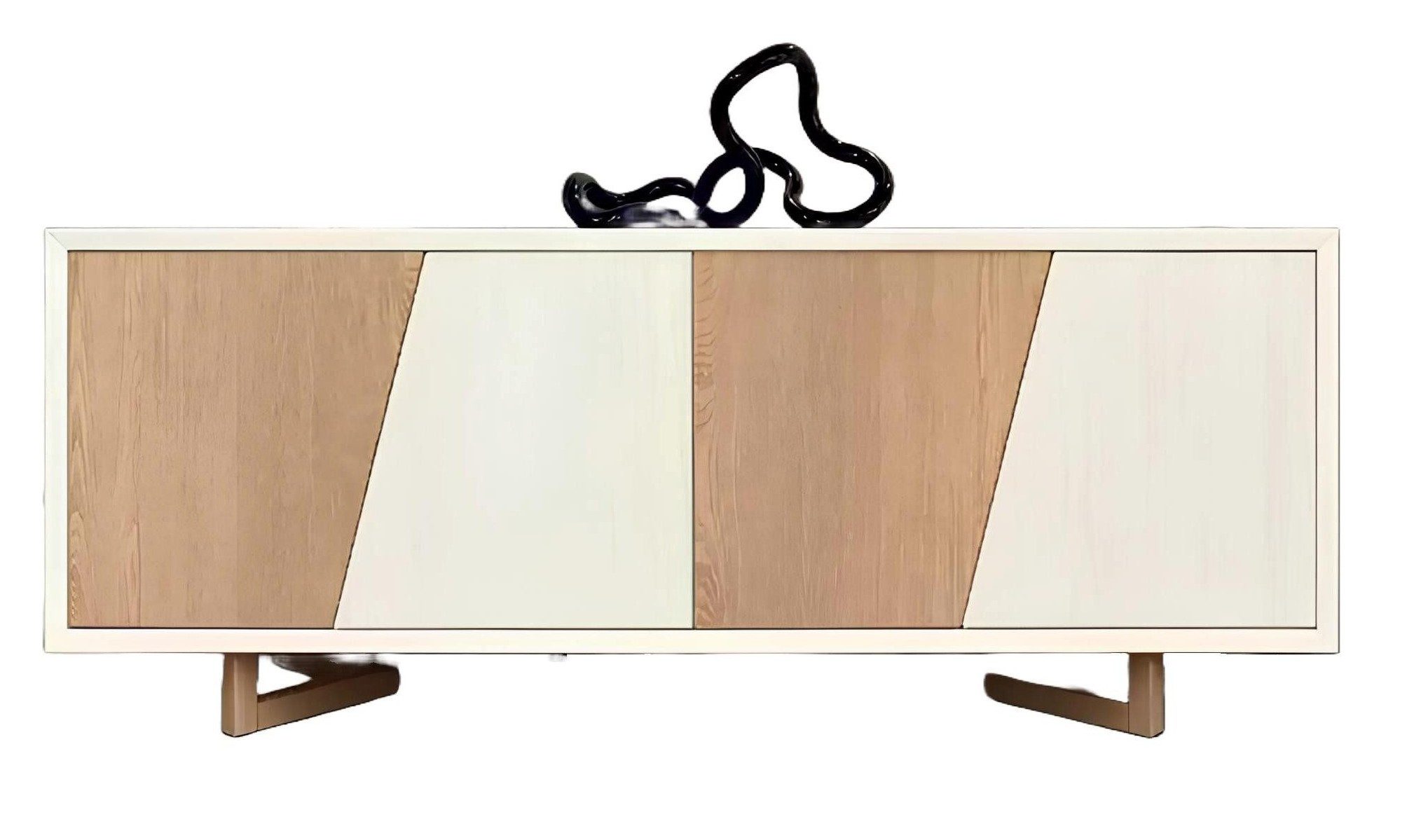 Xlmoebel Sideboard Luxus Holz-Kommode mit elegantem Design und viel Stauraum (Sideboard, 1 St., Sideboard), Hergestellt in Europa