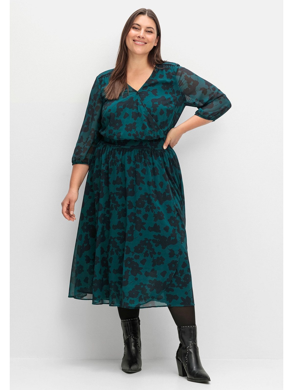 Chiffonkleid Große Größen