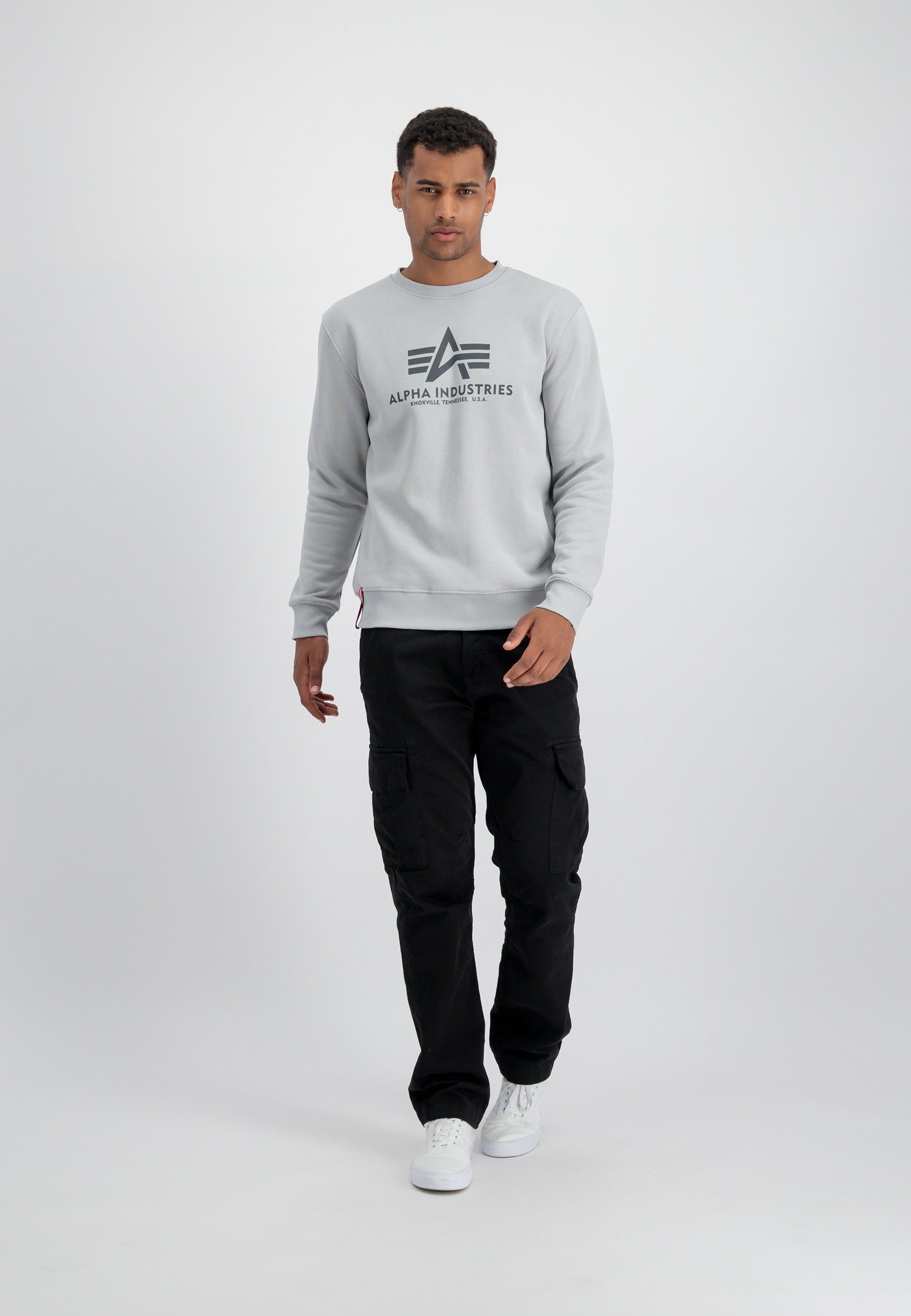 pastel Sweater Industries Sweatshirts - Basic Men Industries grey Sweater Alpha Alpha