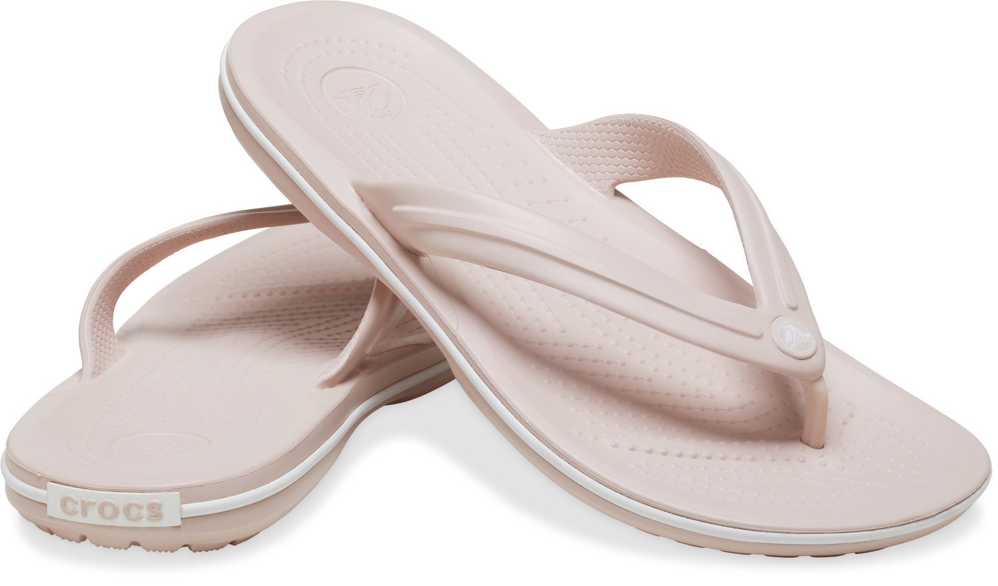 Crocs Zehensandalen Crocband Flip rosa/pink Badeschuh günstig online kaufen