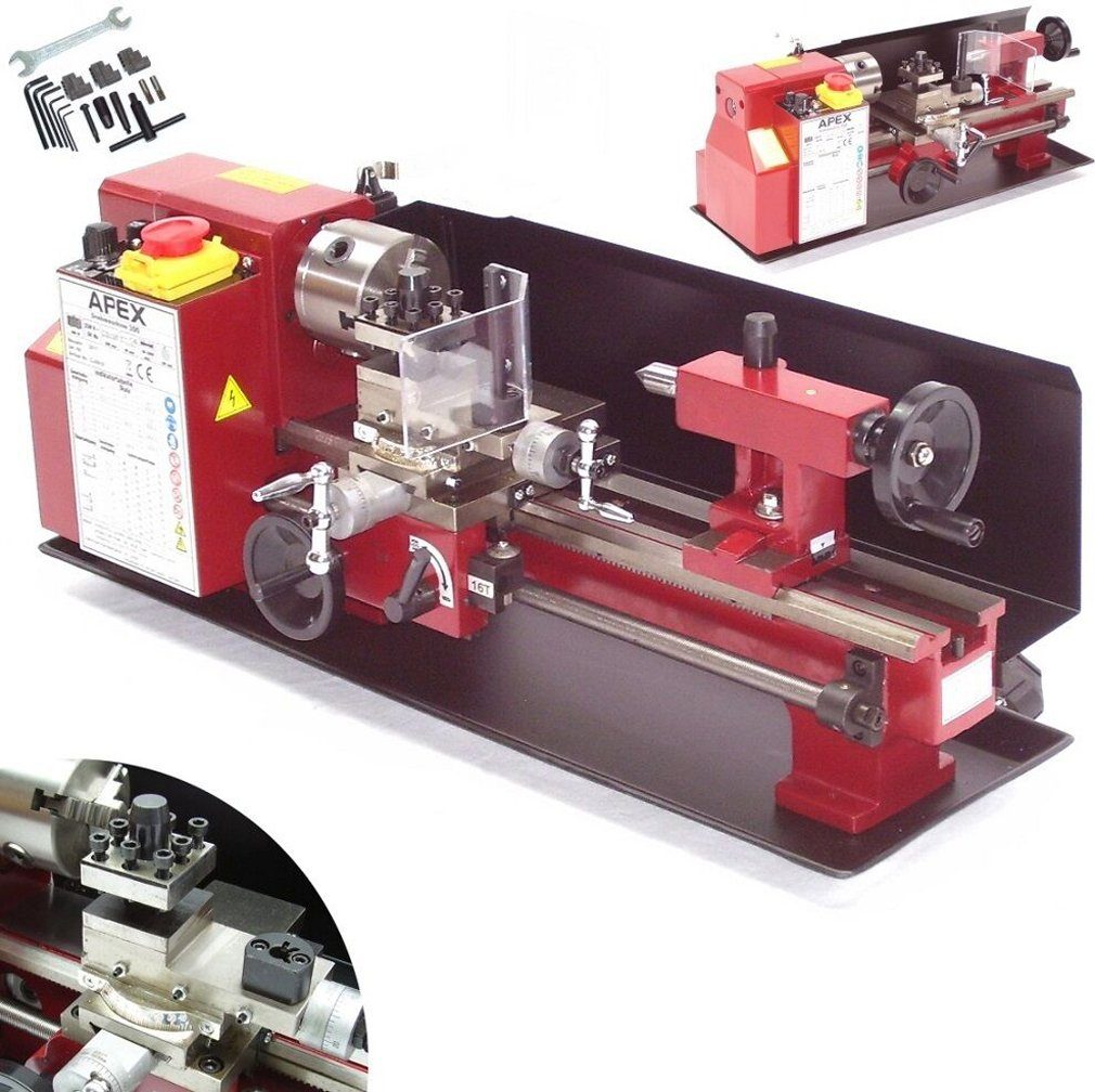 Drechselbank Metalldrehmaschine Drehmaschine 300 Drehbank 55449 Metalldrehbank