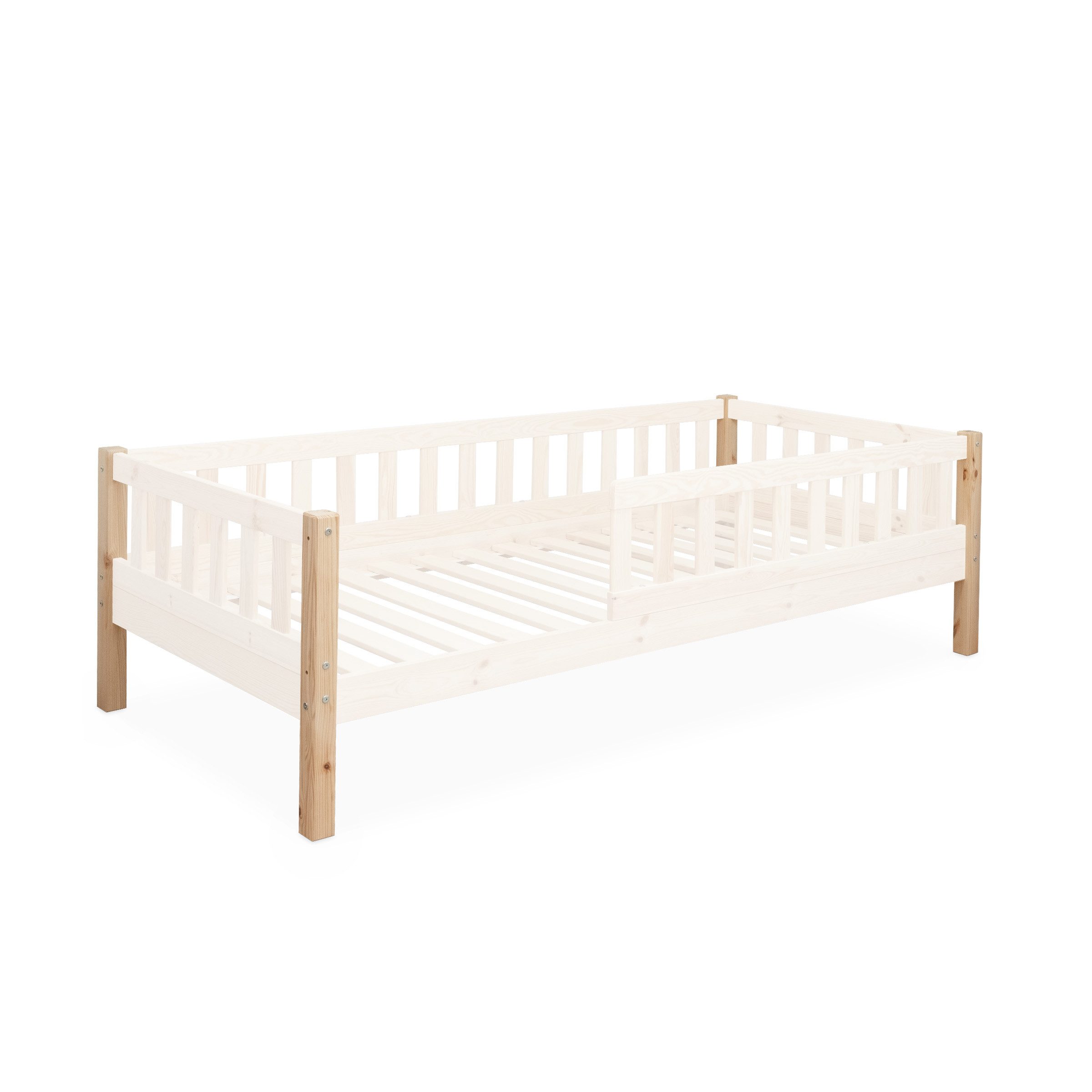 Ehrenkind Umbauseiten für Lille Boden- oder Hausbett zum Kinderbett, ein Umbauset für zwei Bettgrößen: 90 × 200 cm & 120 × 200 cm