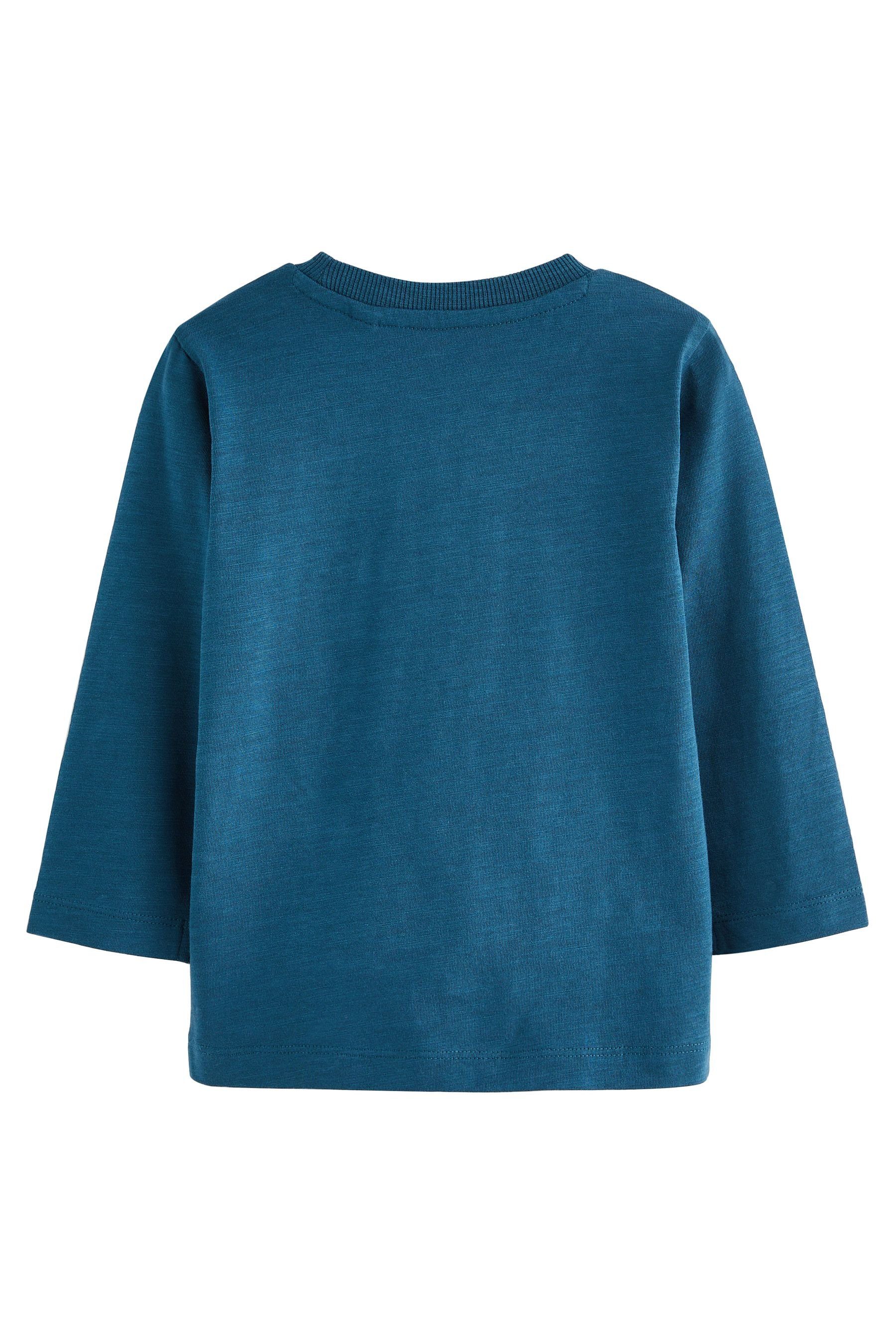 Next Langarmshirt T-Shirt Transport (1-tlg) mit Langärmeliges Blue Motiv