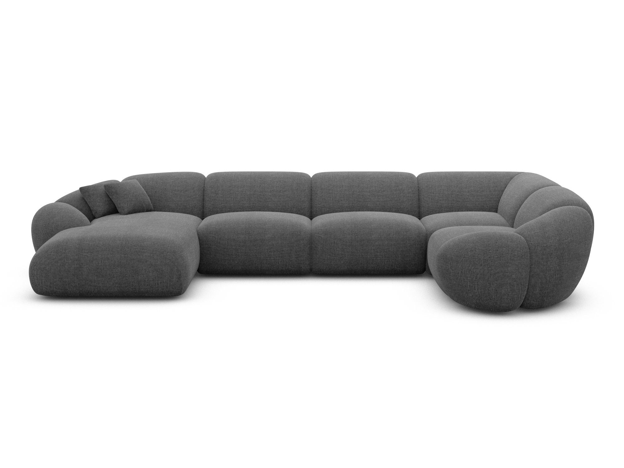Sofa Dreams Wohnlandschaft Polster Wohnlandschaft Solverde XL U-Form, Wohnlandschaft, U-Form, Moderne Wohnlandschaft in U-Form, 2 Zierkissen inklusive