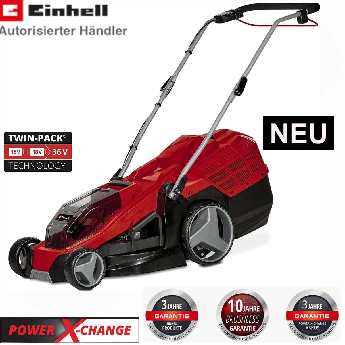 Einhell Akkurasenmäher Rasenmäher GE-CM 36/43 Li günstig online kaufen