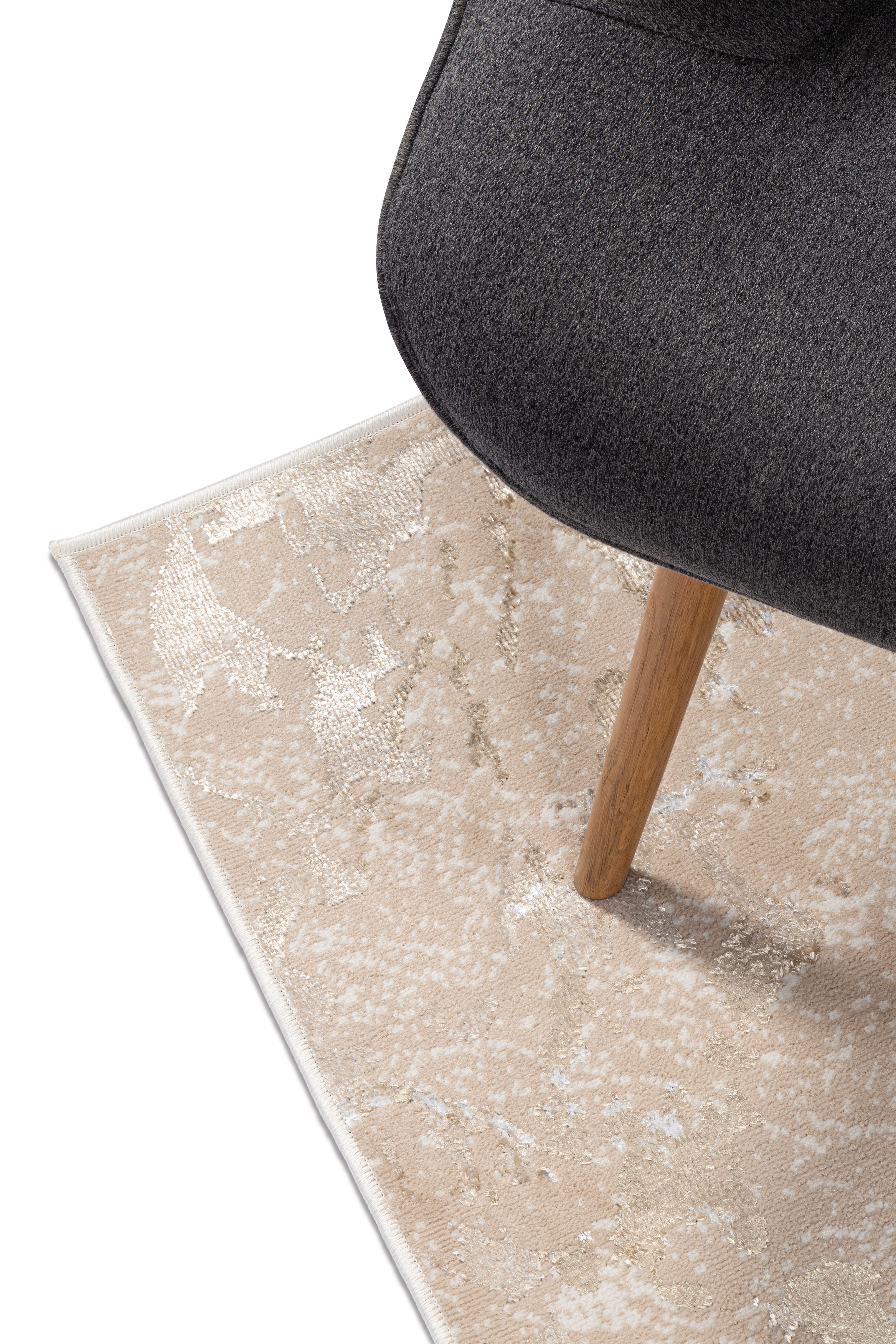 Tapiso Läufer CRYSTAL, rechteckig, Höhe: 8 mm, Langer Korridor-Läufer Schimmereffekt, pflegeleicht, Flur Schlafzimmer