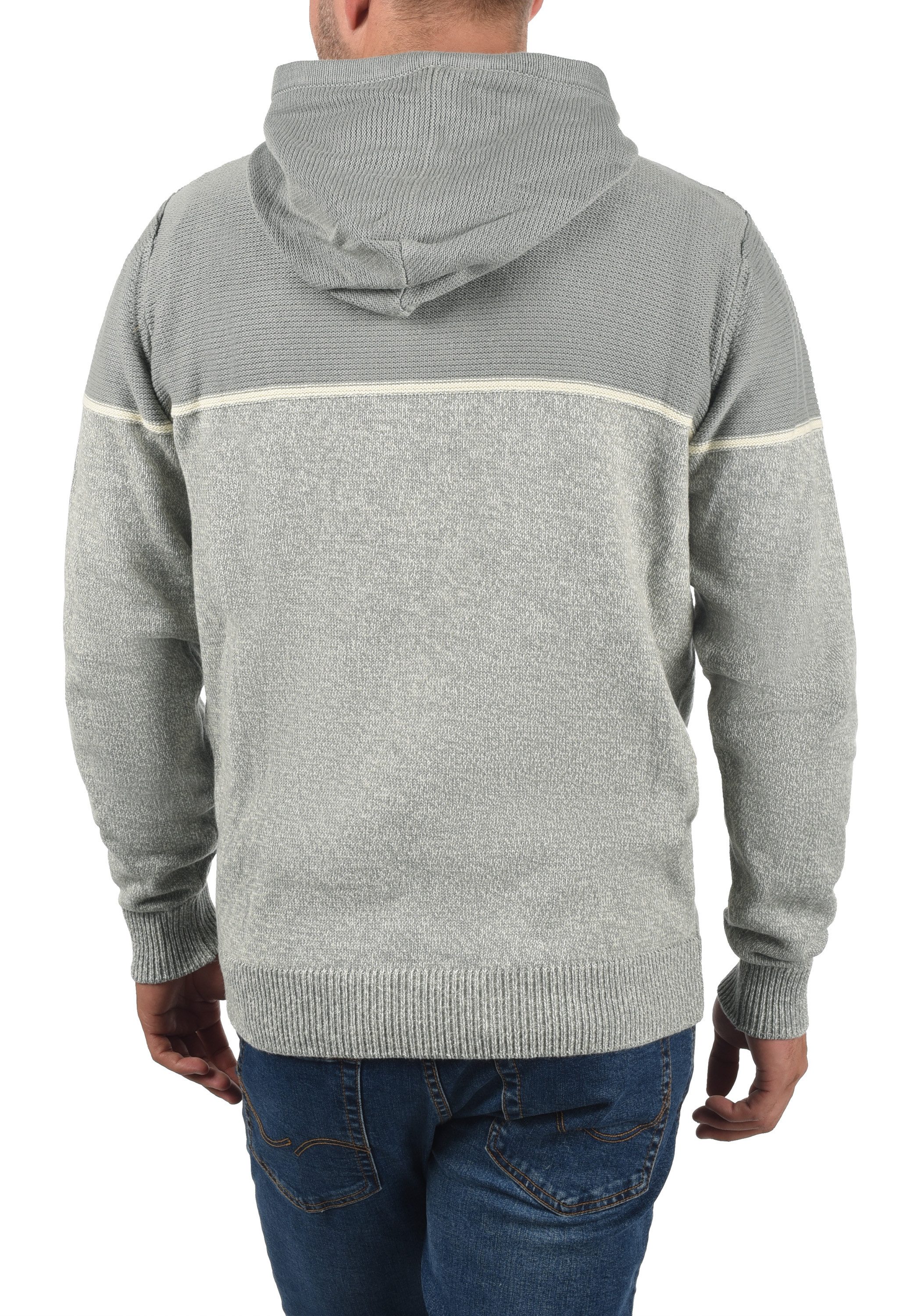 Indicode Kapuzenpullover IDLynde Strickpulli aus Feinstrick
