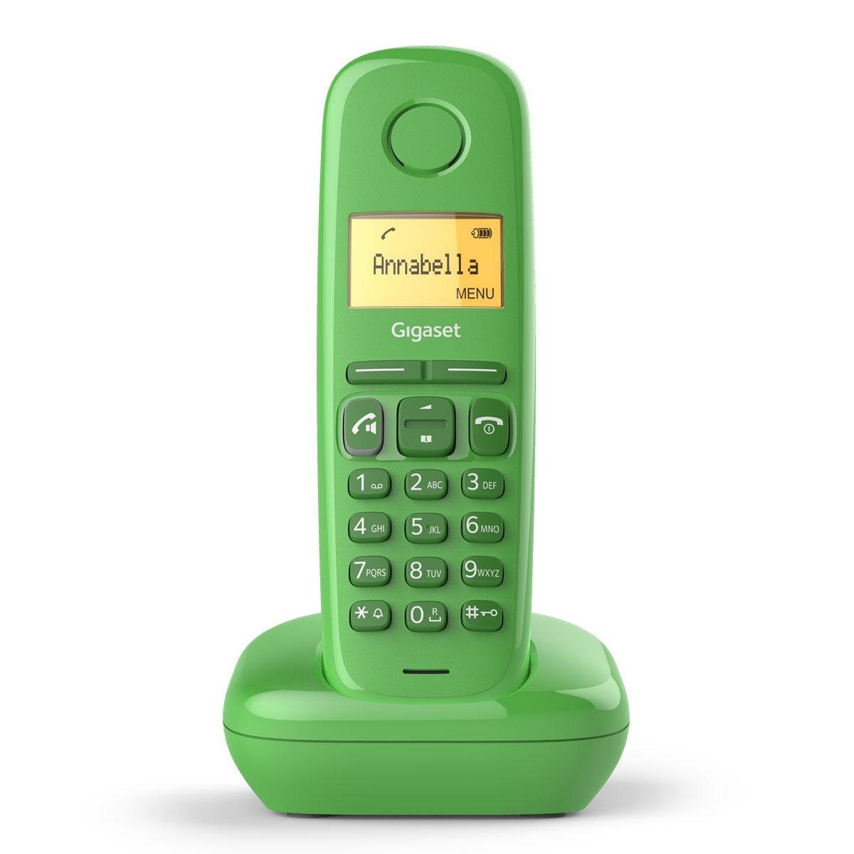 und Festnetztelefon Sprech- grün 270 Gigaset Standby-Zeit) A (Mobilteile: Lange 1,