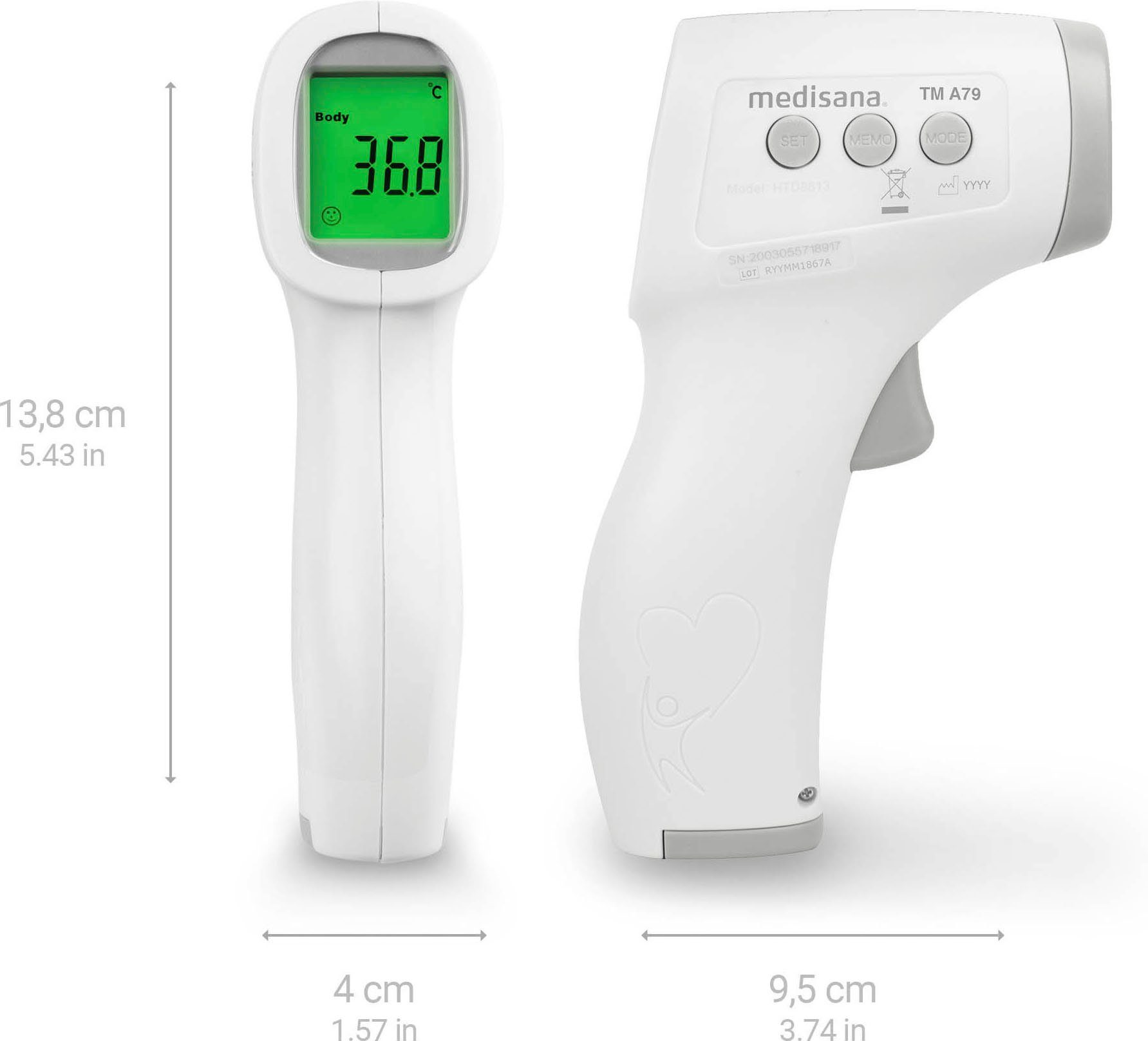 Infrarot-Fieberthermometer TMA79 Medisana