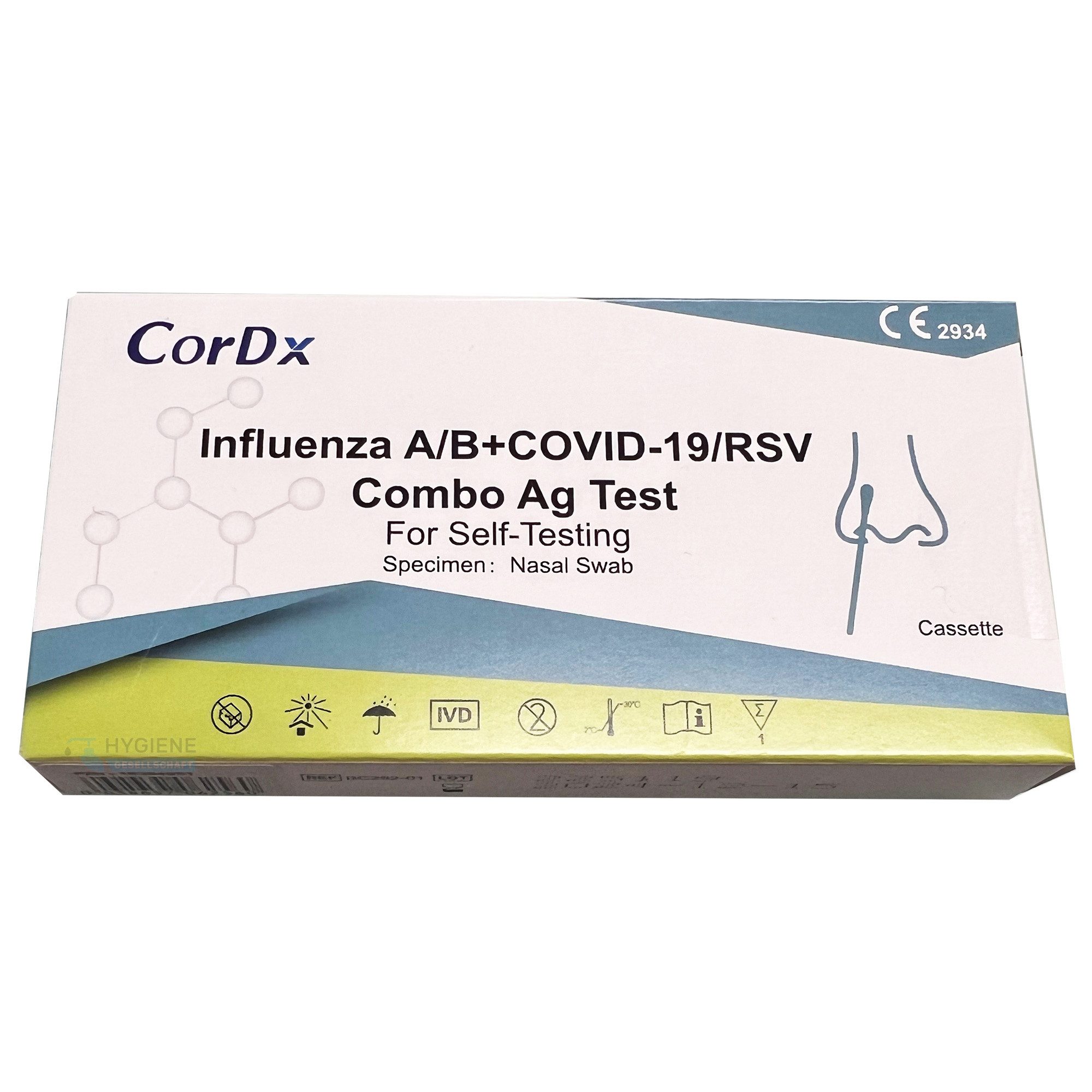 CorDx Influenza-Schnelltest CorDx RSV+Influenza A/B+Covid-19 Combo Ag Test