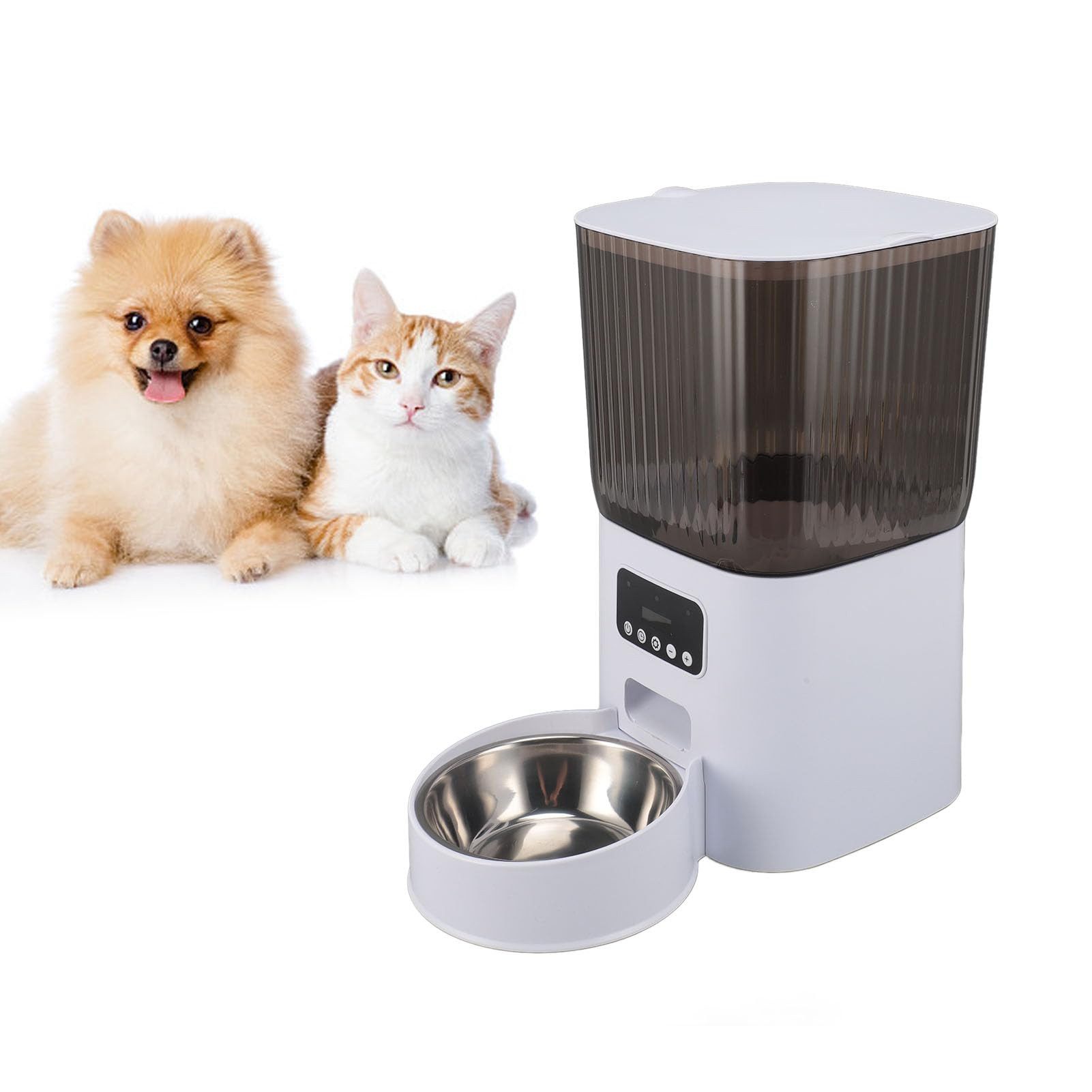 Katzen-Futterautomat 5L Automatische Katzenund Hundefutterspender, Futterautomat für Katze