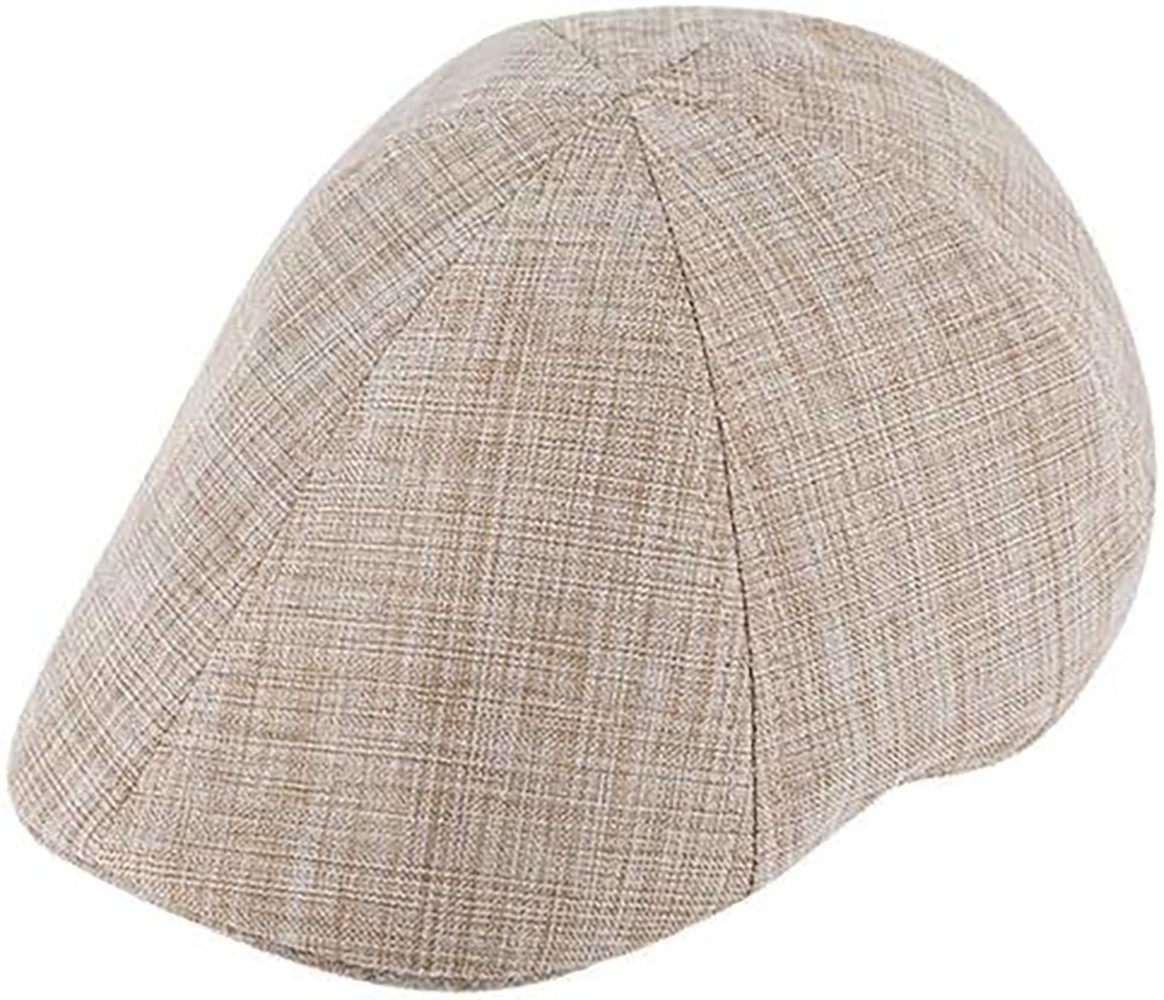Fiebig Flat Cap 6-Panel Cap, Flatcap mit flexiblem Gummizug, Schirmmütze