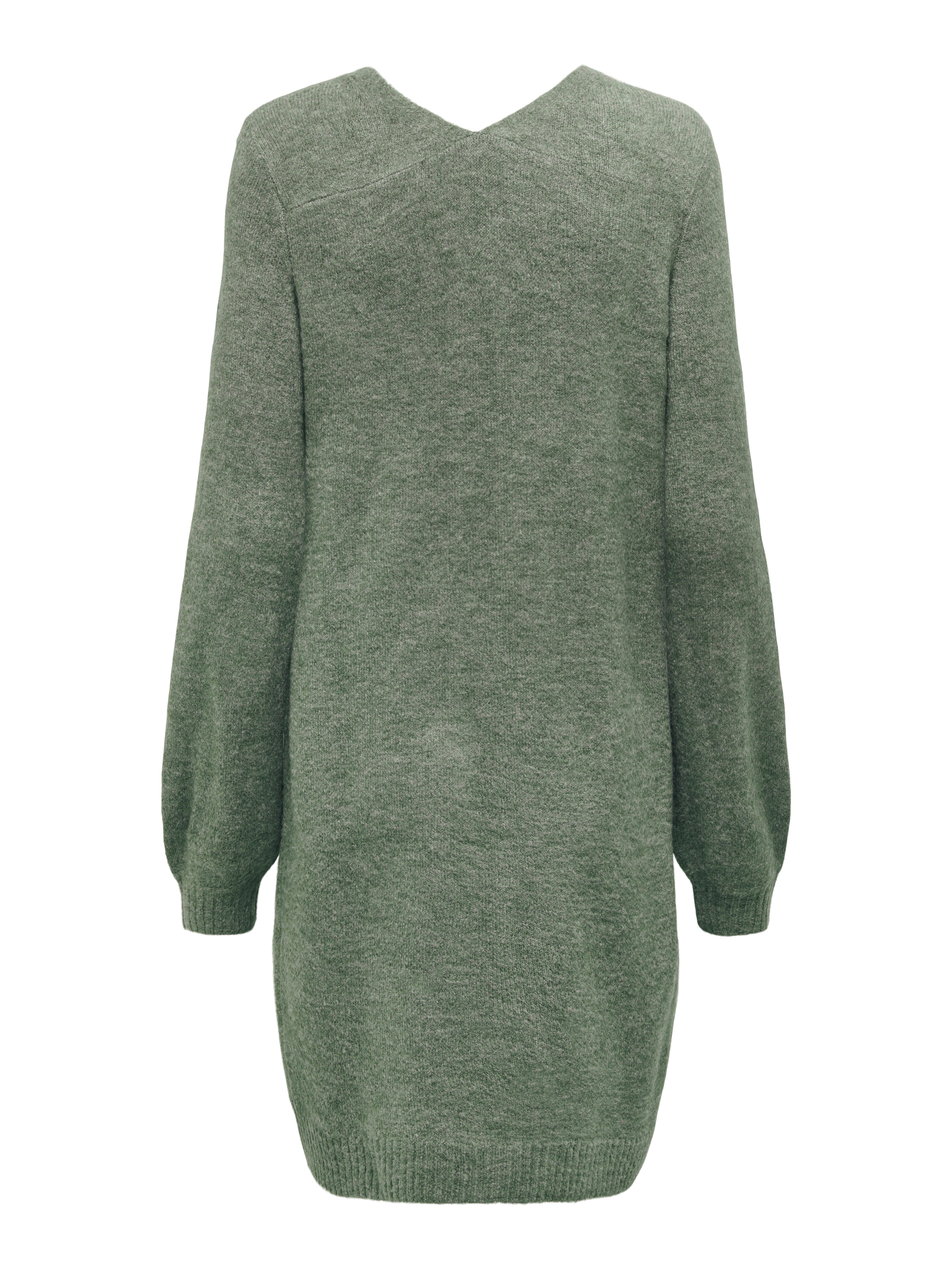 JDY Strickkleid JDYELANORA L/S V-NECK DRESS KNT NOOS