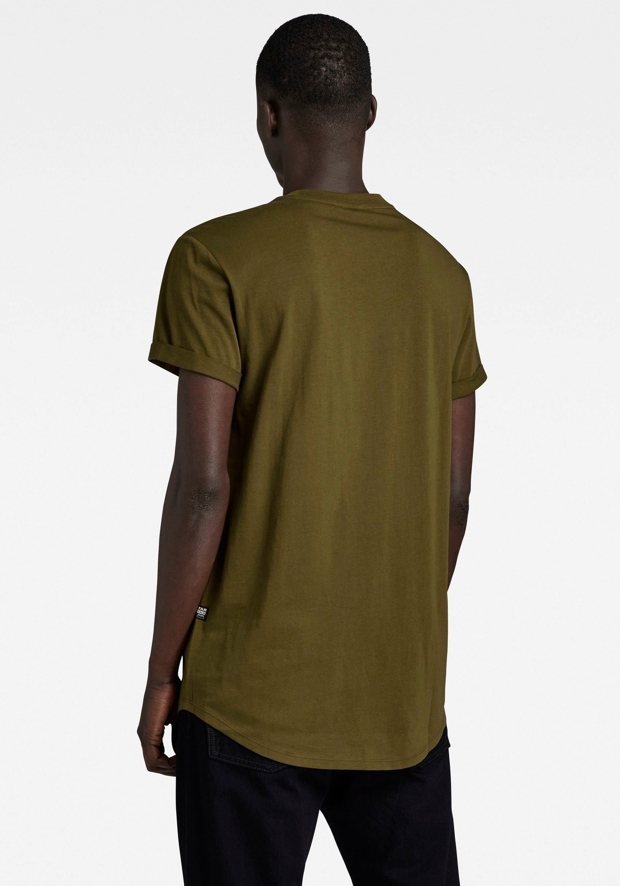 Kurzarmshirt Lash ss r dark t RAW olive G-Star