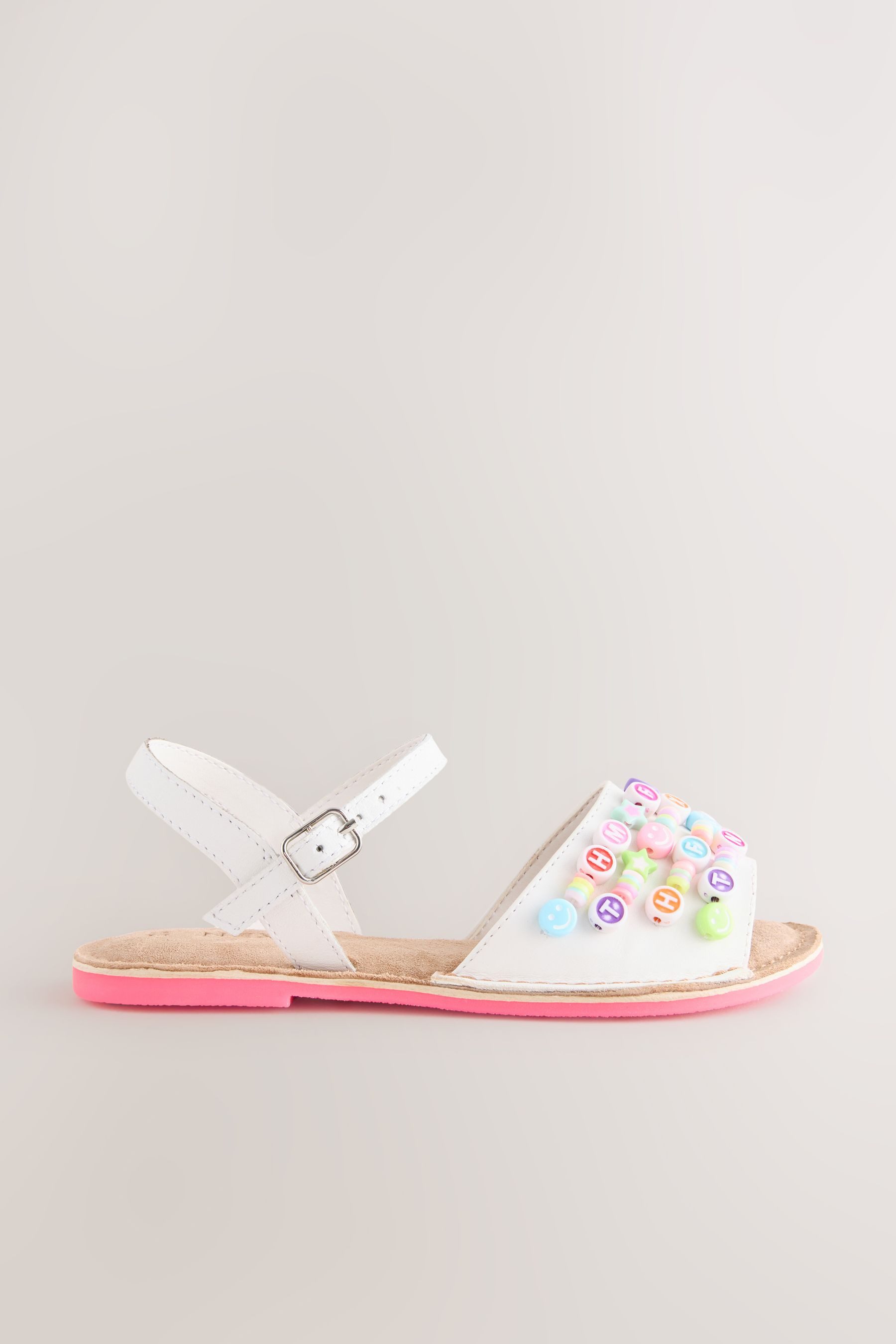 Next Perlenbestickte Sandalen Sandale (1-tlg)