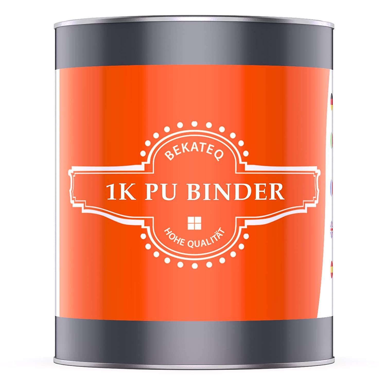 BEKATEQ Klebstoff BK-667PU 1K PU Bindemittel für Steinteppich außen, (1kg/25kg Steinsack), Kleber für Steinteppich außen, UV-fest, farblos glänzend