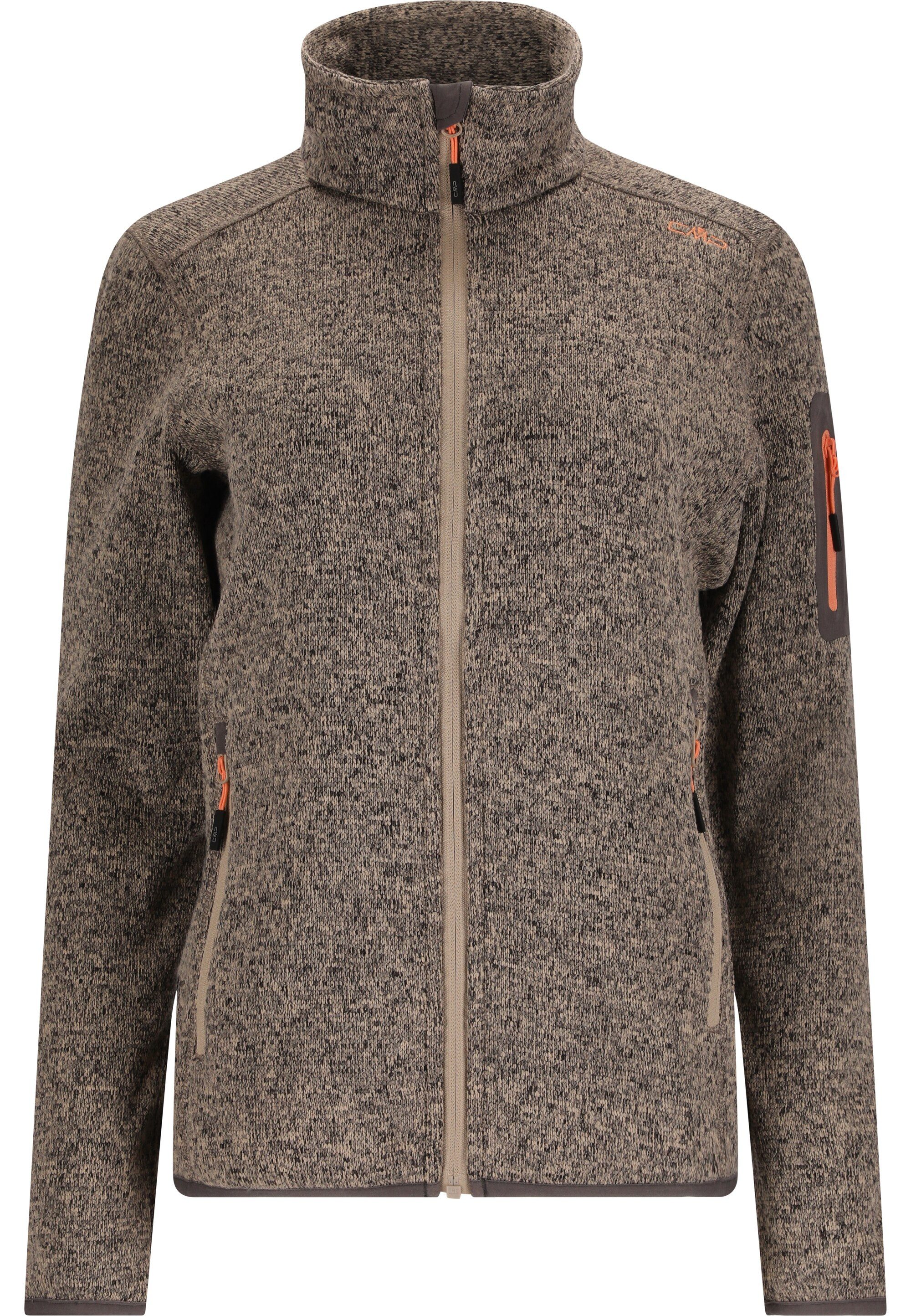 CMP Strickfleecejacke WOMAN JACKET SABBIA-TERRA günstig online kaufen