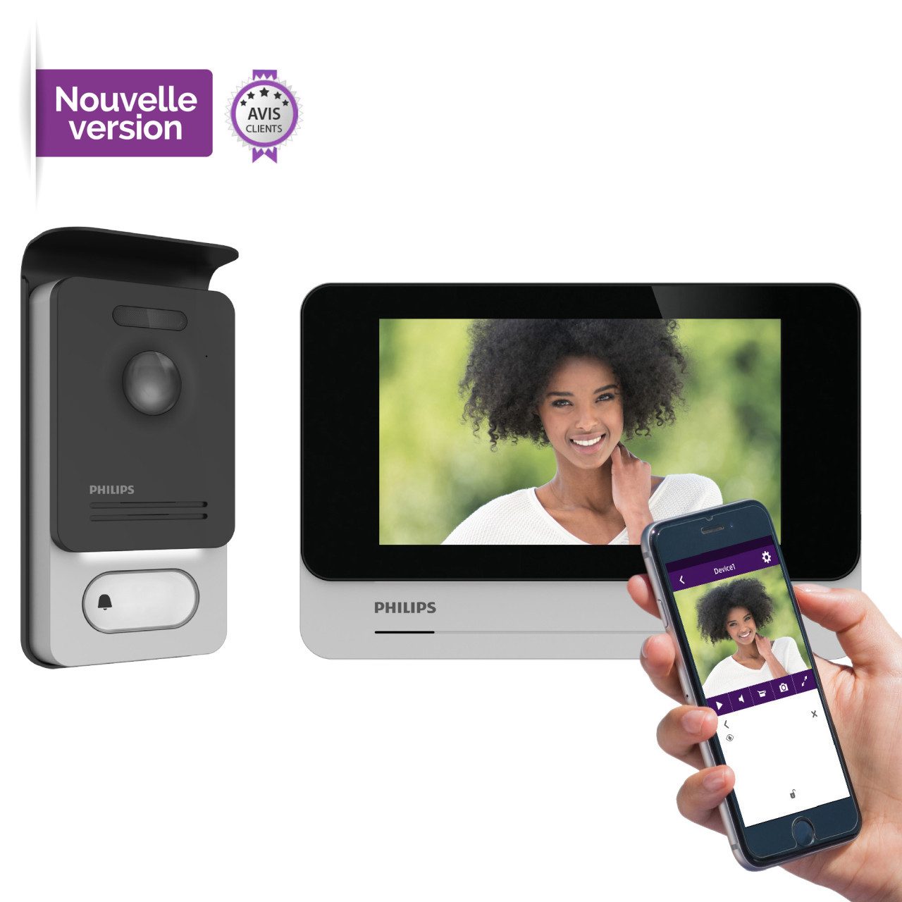 Philips Video-Türsprechanlage Philips Video-Türsprechanlage WelcomeEye Connect 2