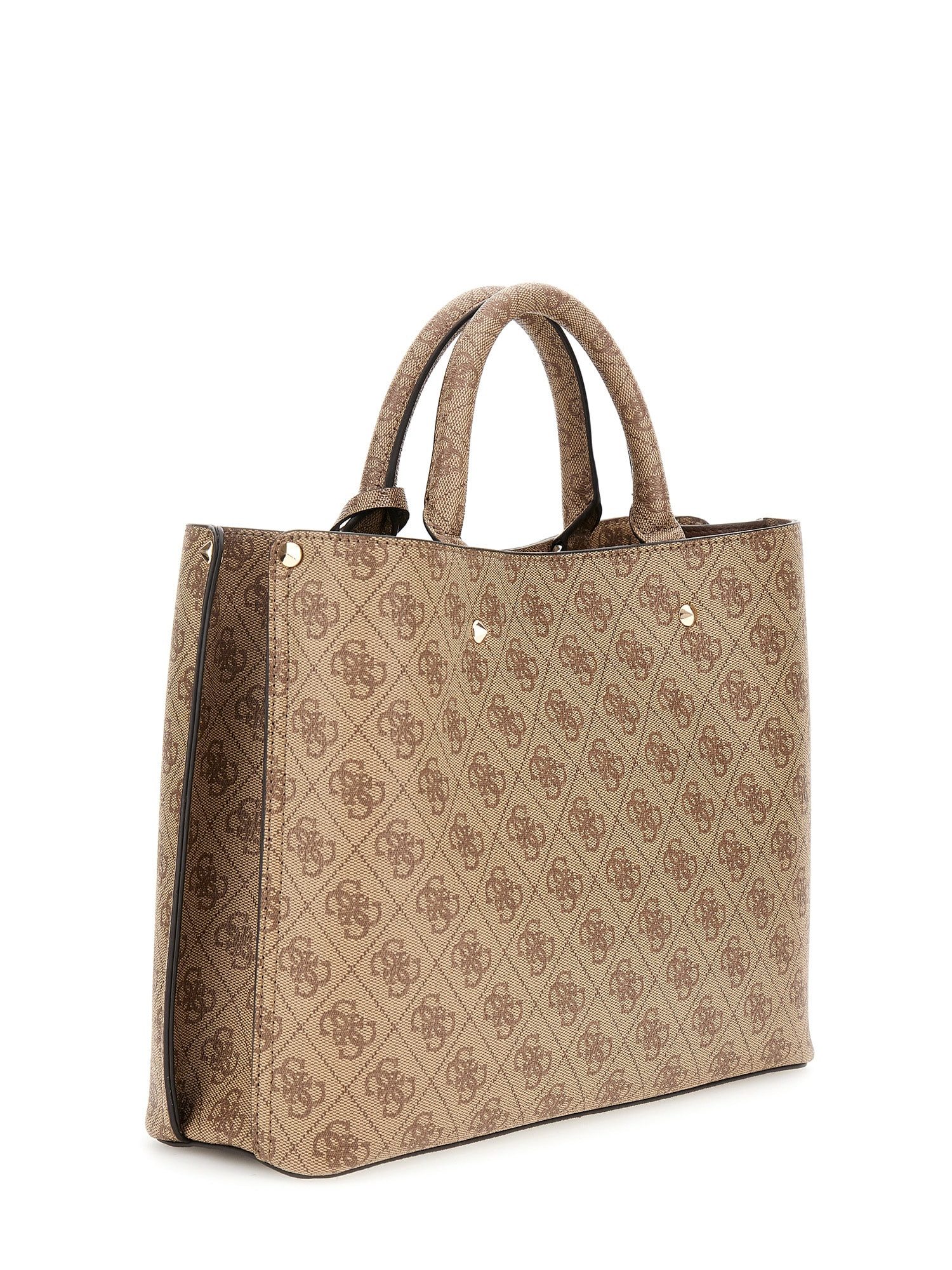 Guess Umhängetasche MERIDIAN II GIRLFRIEND SATCHEL (Set, Abnehmbarer Schlüsselanhänger), Damen Handtasche, Schultertasche mit Logo-Schmuckelement – Bild 2 von 5
