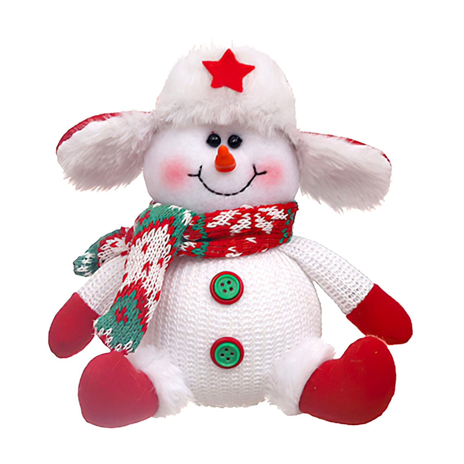 Blusmart Hänge-Weihnachtsbaum Elche/Schneemann/alte Männer Weihnachtsbaum Ornament snowman
