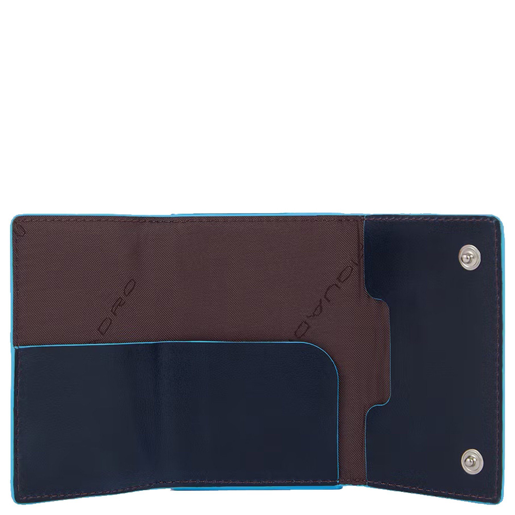 Piquadro - Geldbörse (1-tlg) 10 RFID 11cc vibl cm Square Kreditkartenetui Blue