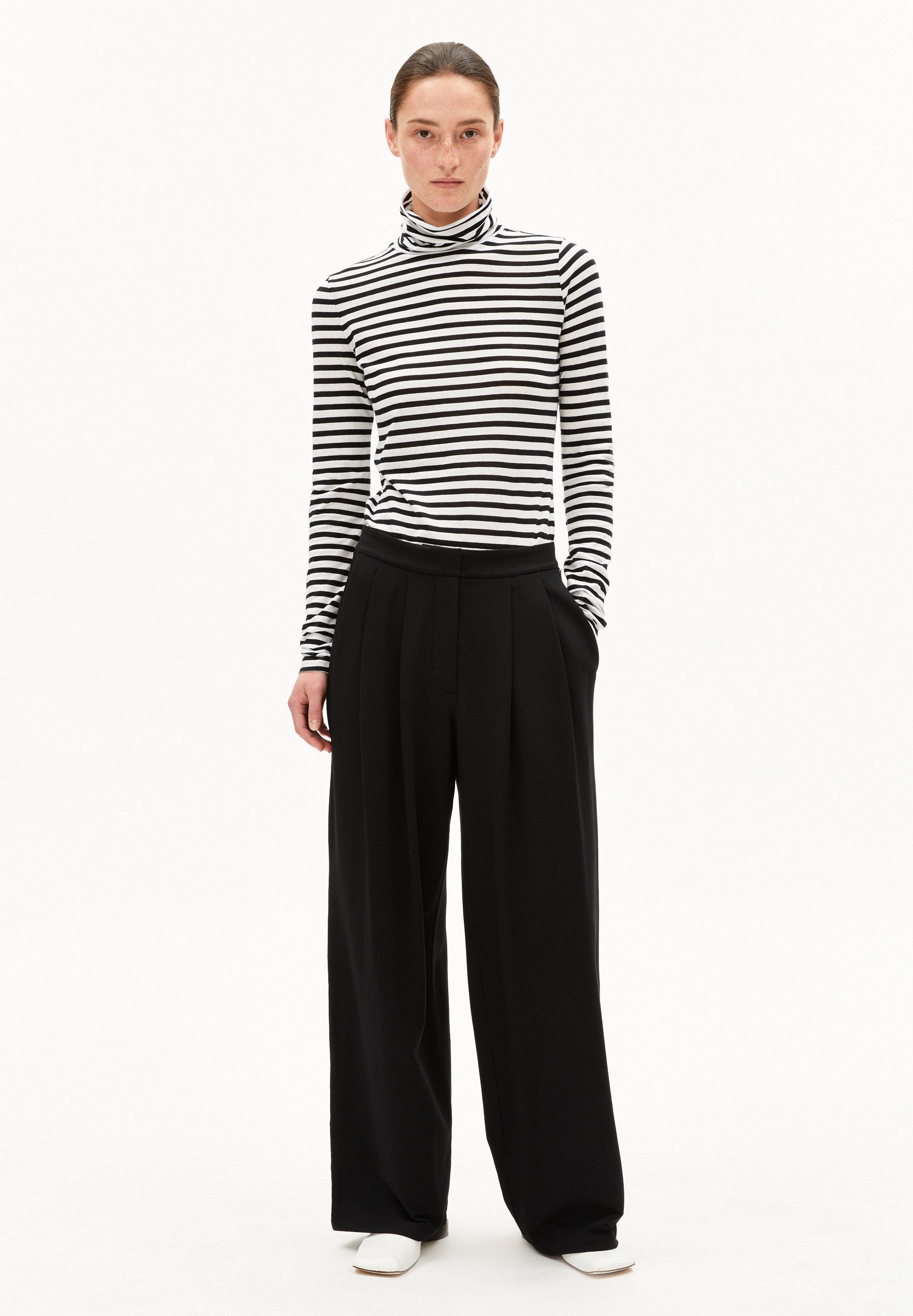 Armedangels Longsleeve GRAZILIANAA STRIPES Longsleeve aus Bio-Baumwolle Slim Fit
