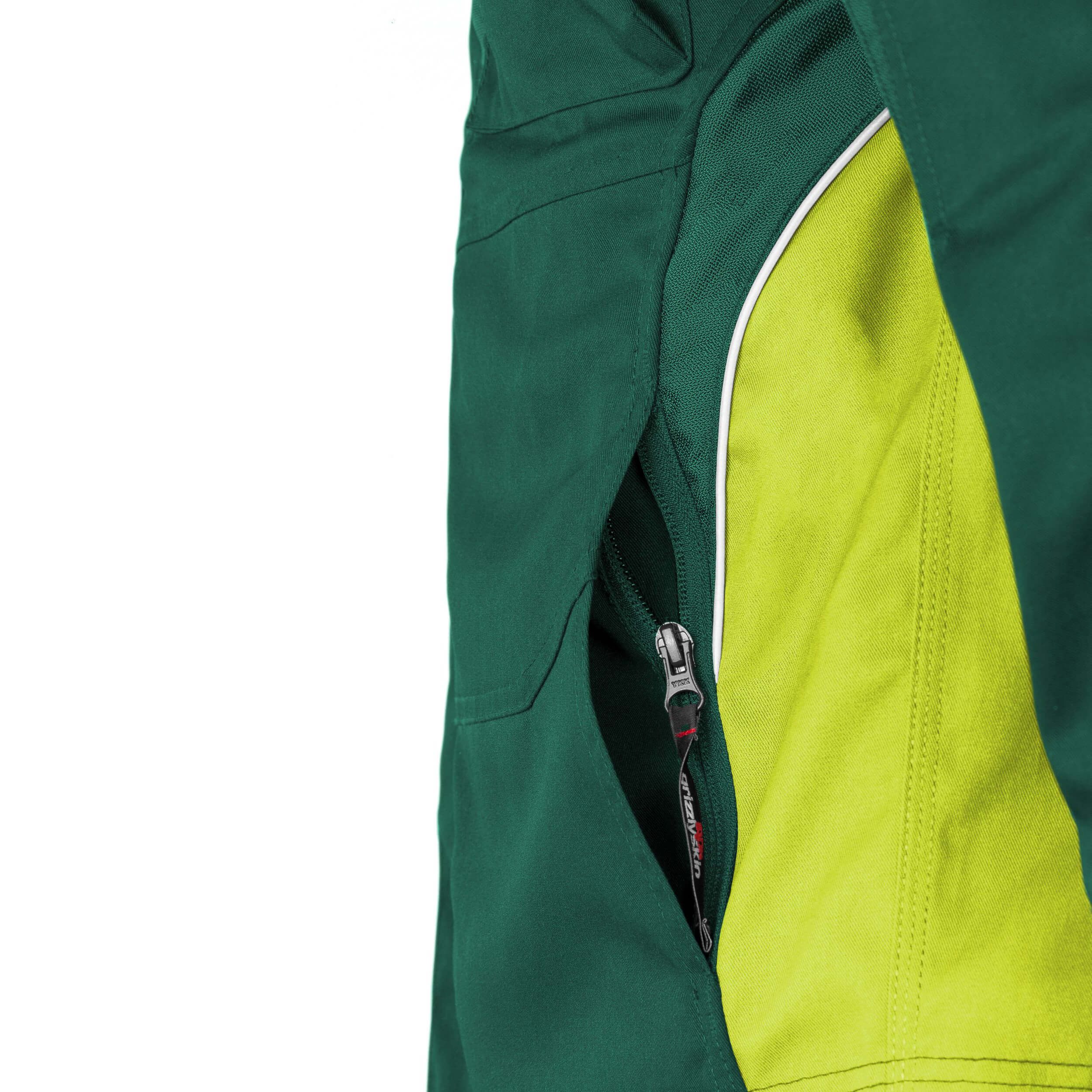 Qualitex Workwear Arbeitsjacke Leichte Workwear Bundjacke - Atmungsaktiv & Robust - Ungefüttert (1-St) Lyocell, Cordura, Stretch - Top modern für Handwerker & Mechatroniker