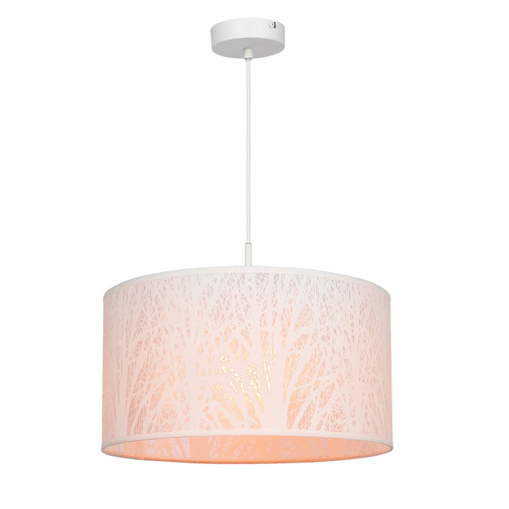 GLOBO LIGHTING LED Pendelleuchte, Leuchtmittel inklusive, Warmweiß, Farbwechsel, Pendel Lampe Wohn Zimmer Baum Muster Decken Hänge Leuchte