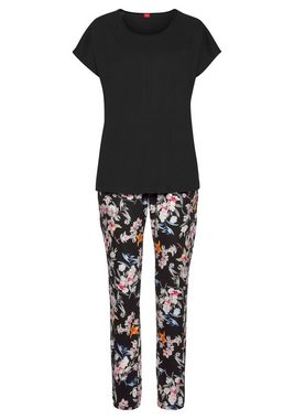 s.Oliver Pyjama (2 tlg) mit Blumenmuster