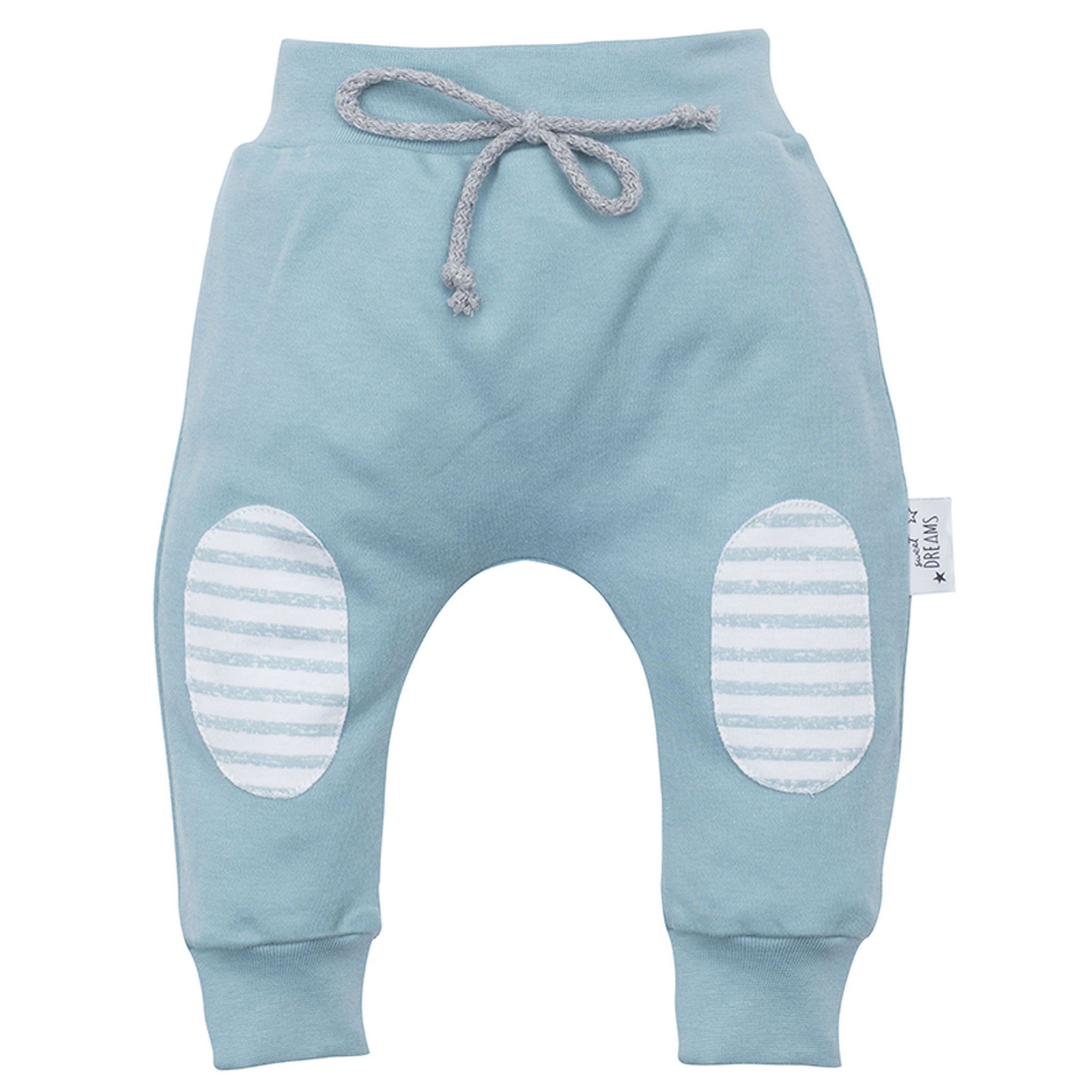 Makoma Sweathose Baby Hose Jogginghose Freitzeithose -Sweet Dreams Streifen- (1-tlg) elastischem Bund