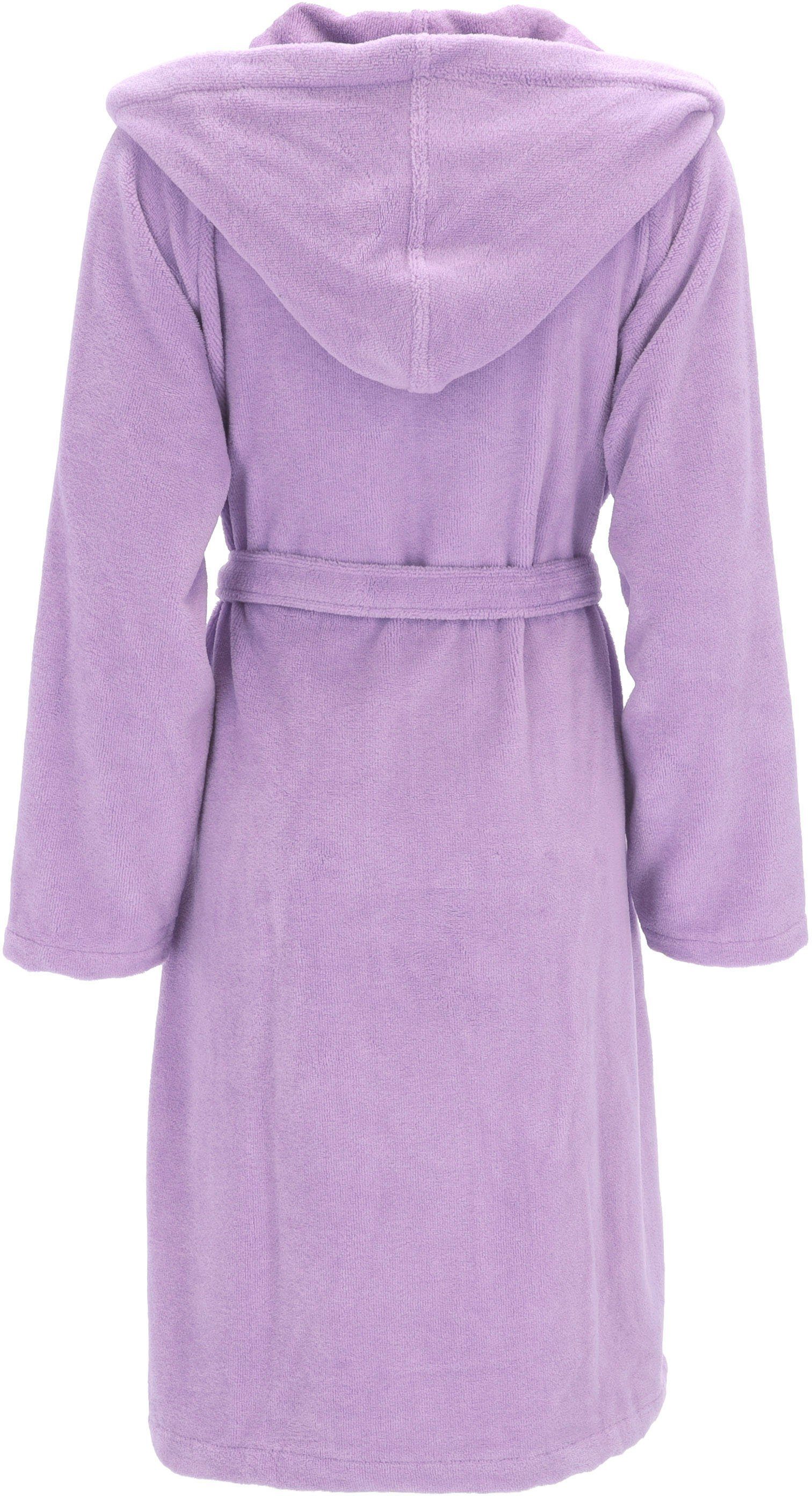 Vossen Damenbademantel Palermo, ideal für Sauna & Spa, Hotelbademantel, Mor günstig online kaufen